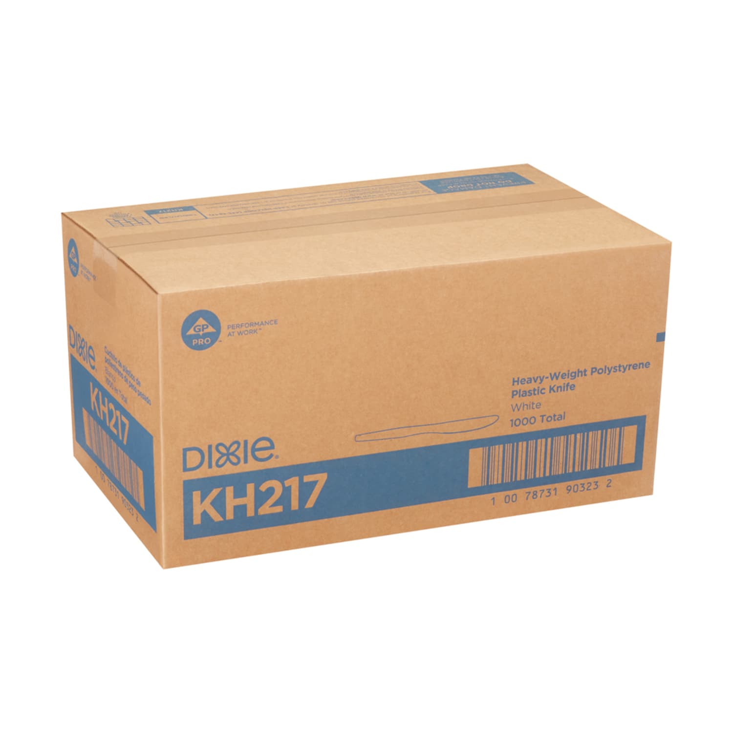 Dixie Heavyweight Styrene Knives, White, Carton Of 1,000 - Image 3