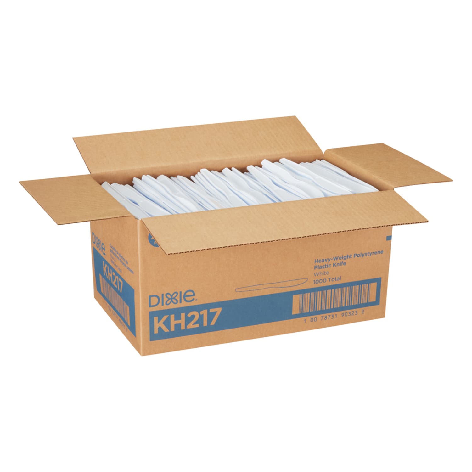 Dixie Heavyweight Styrene Knives, White, Carton Of 1,000 - Image 4