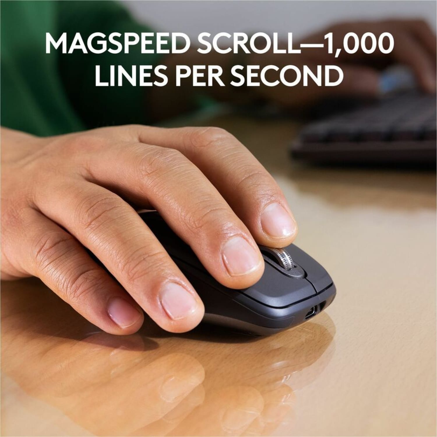 Logitech MX Anywhere 3S Wireless Programmable Mouse For Business, USB Type C, 8000 dpi, Darkfield - Image 6