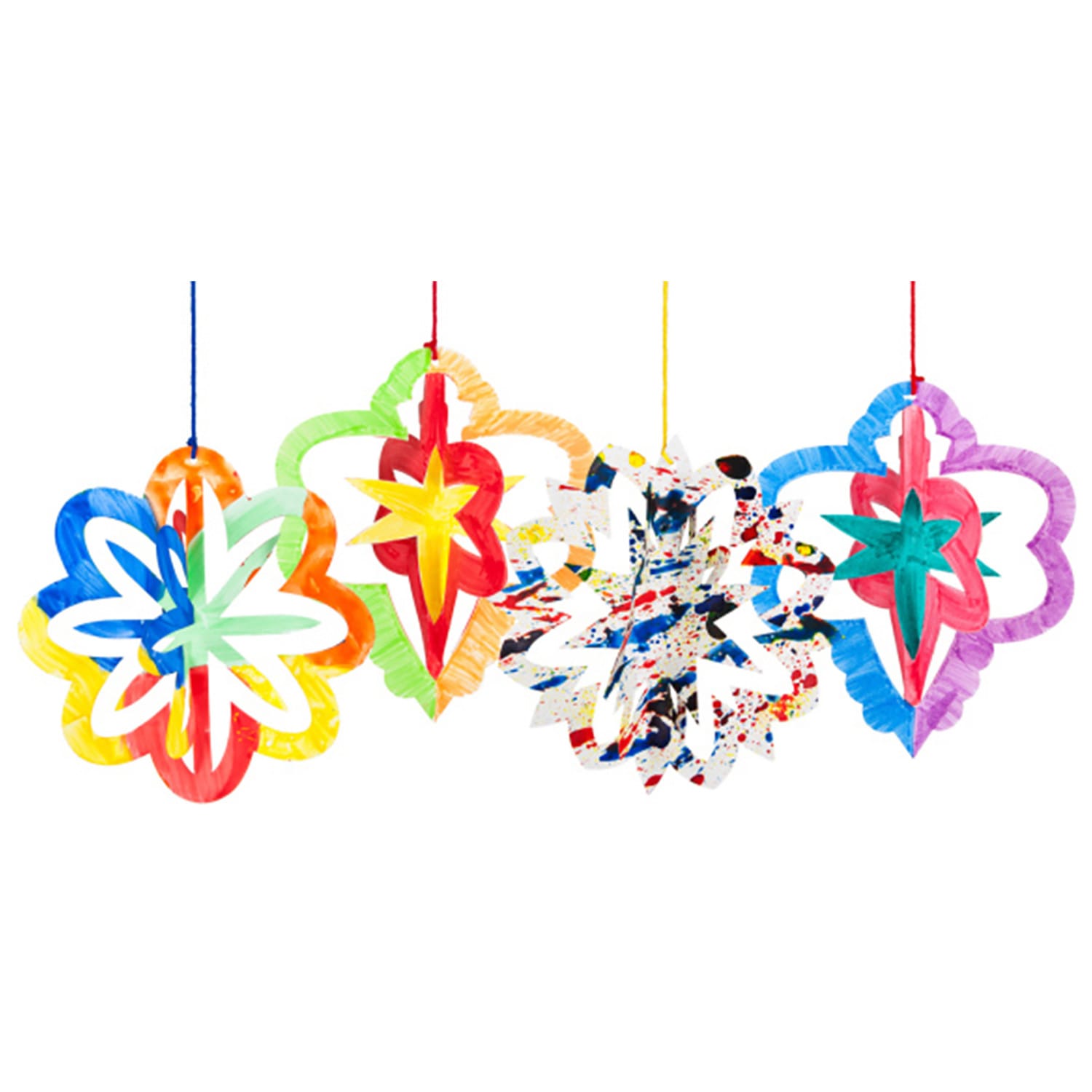 Roylco 3D Ornaments, 30 Per Pack, Set Of 2 Packs - Image 4
