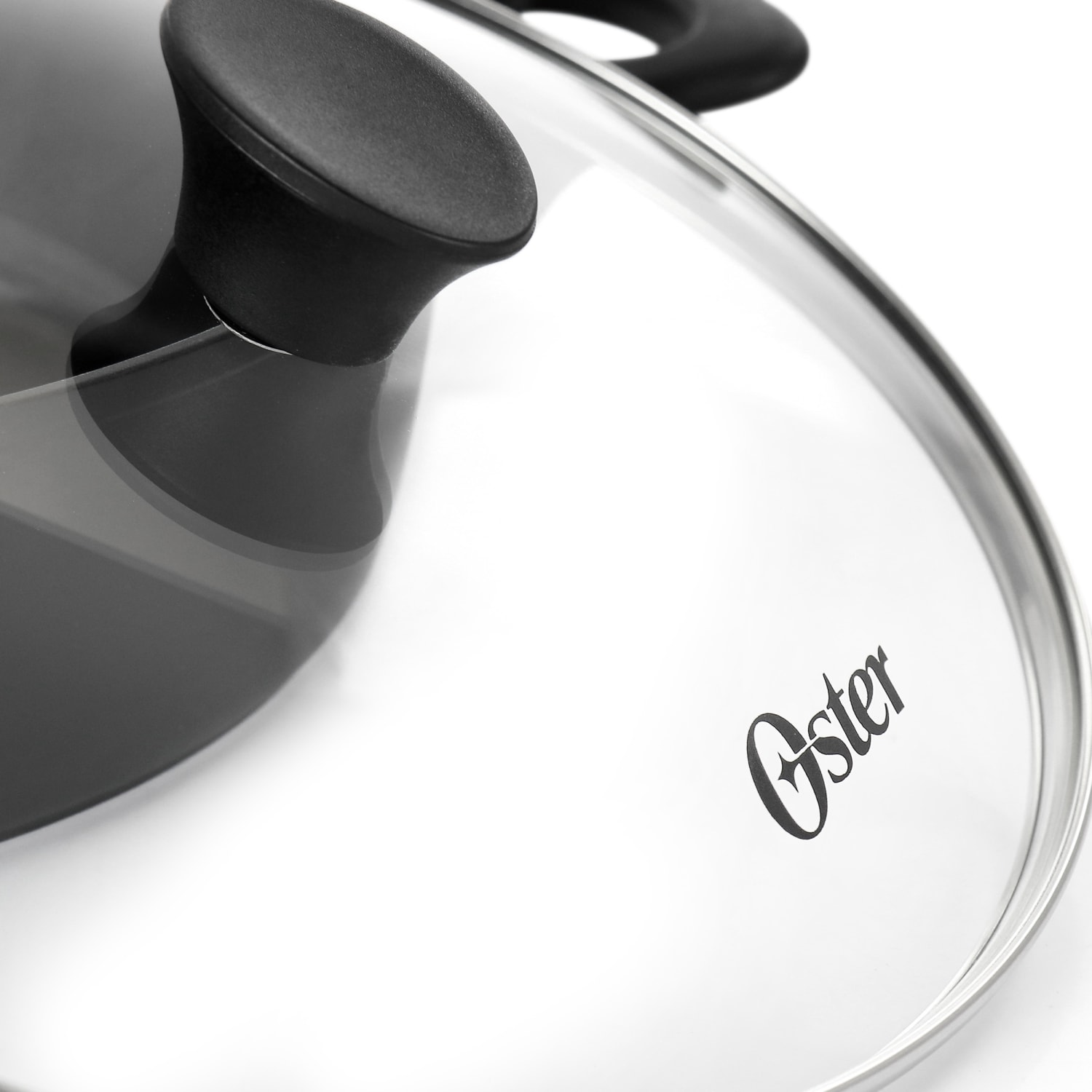 Oster 3-Quart Non-Stick Aluminum Everyday Pan With Lid, Black - Image 6