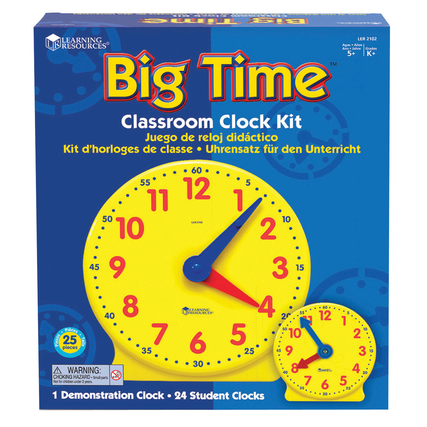 Learning Resources Classroom Clock Kit - Image 4