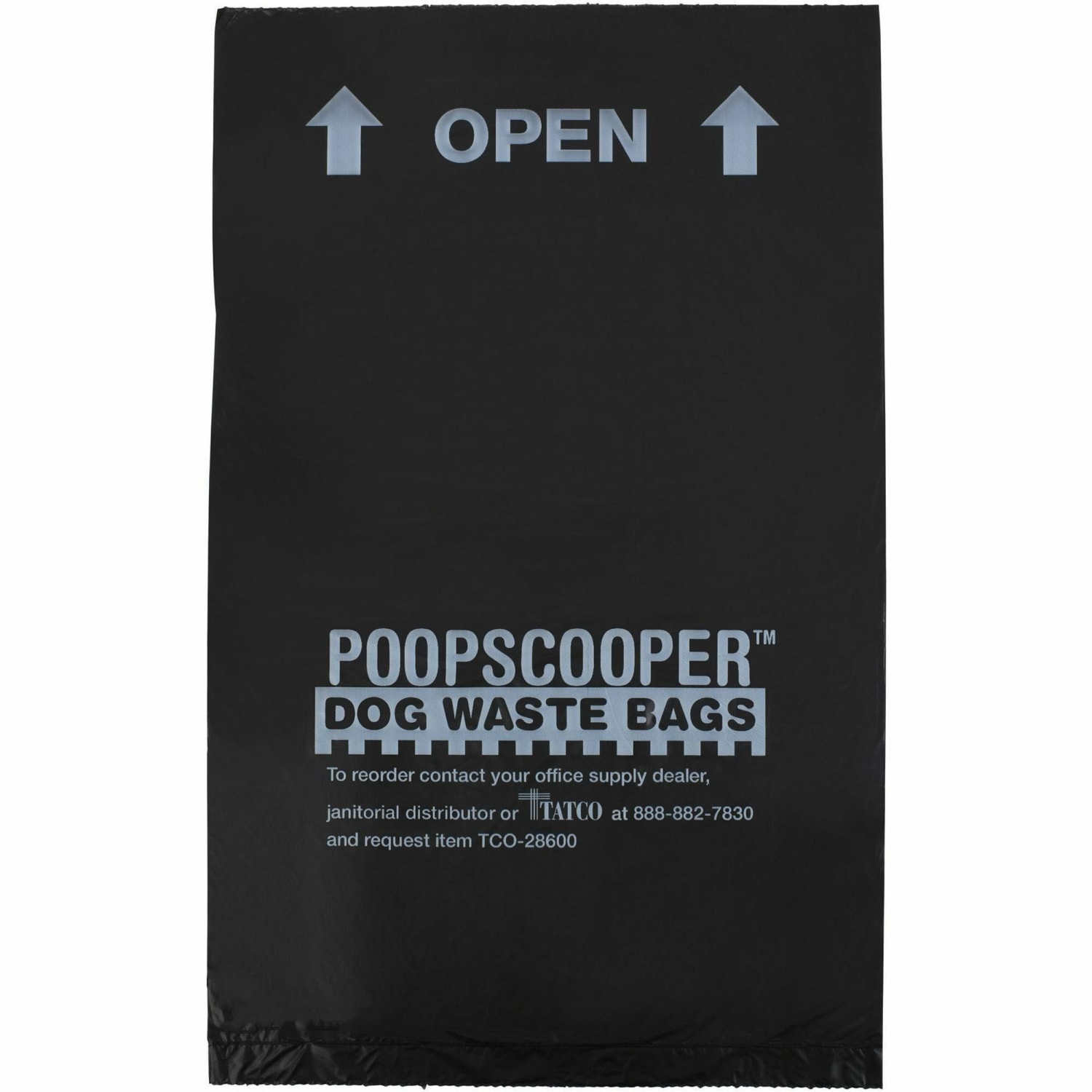 Tatco Dog Waste Station Refill Bags - Black - Waste Disposal, Office, Park, Home - 200 Box - 10 / Carton - Image 5