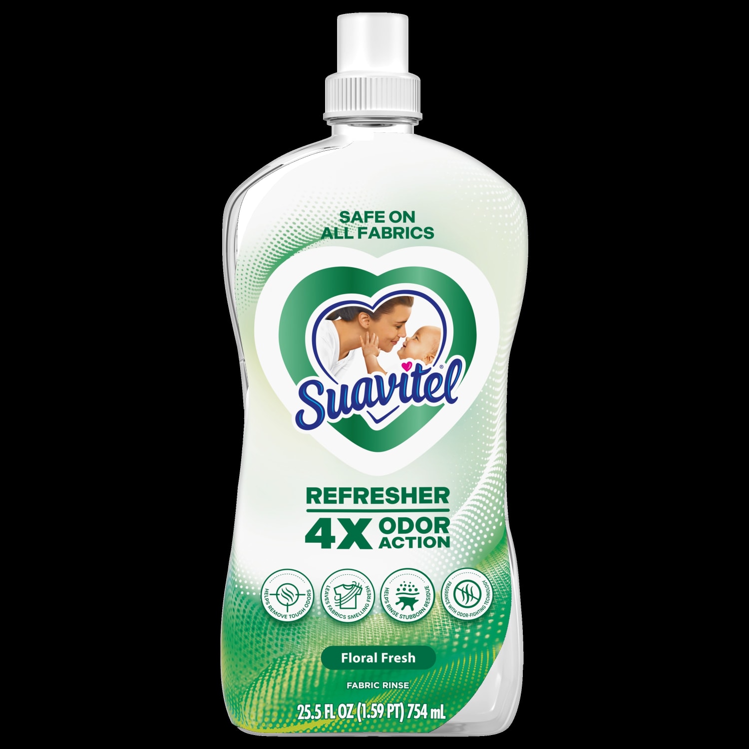 Suavitel Refresher Fabric Rinse, Floral Fresh Scent, 25.5 Oz, Case Of 10 Bottles - Image 3