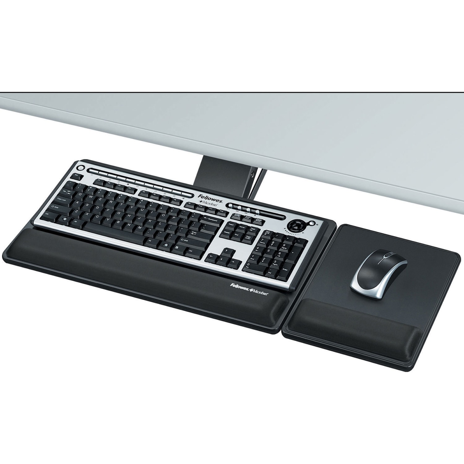 Fellowes Designer Suites Premium Keyboard Tray, Black - Image 3