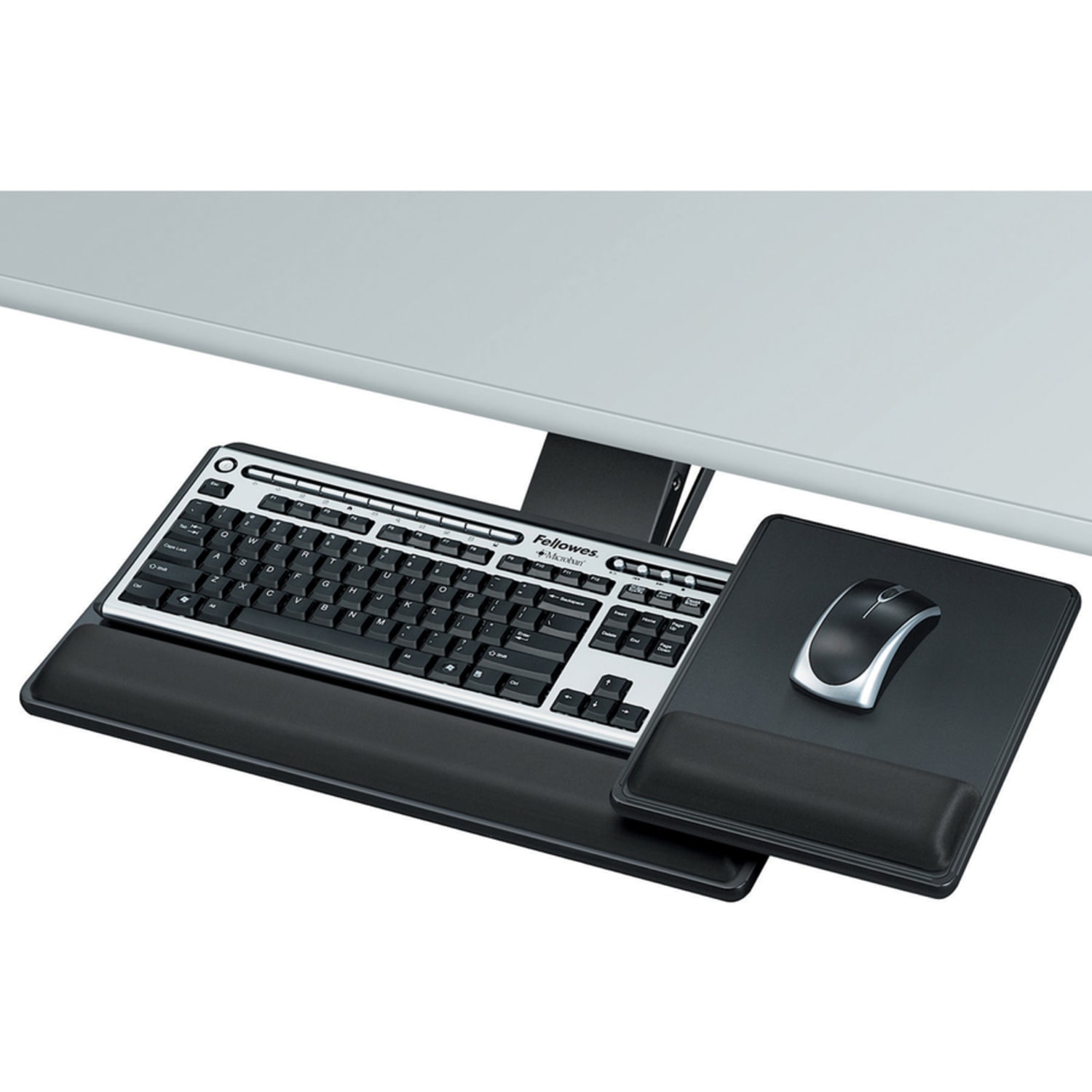 Fellowes Designer Suites Premium Keyboard Tray, Black - Image 4