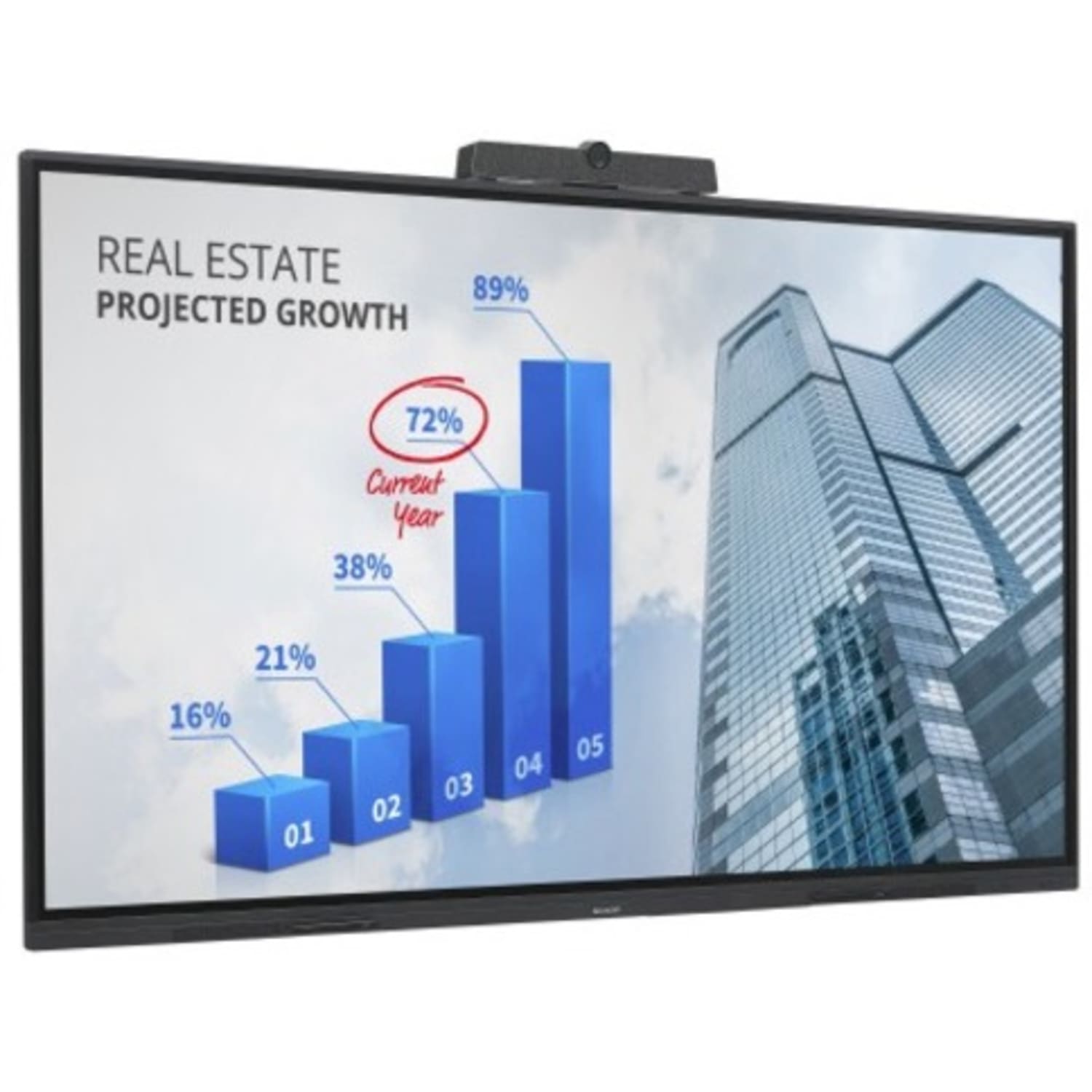 Sharp 86in Class AQUOS BOARD - 86in - Active AreaMulti-touch Screen - Wired/Wireless - Speaker - HDMI - 470 W - Image 5