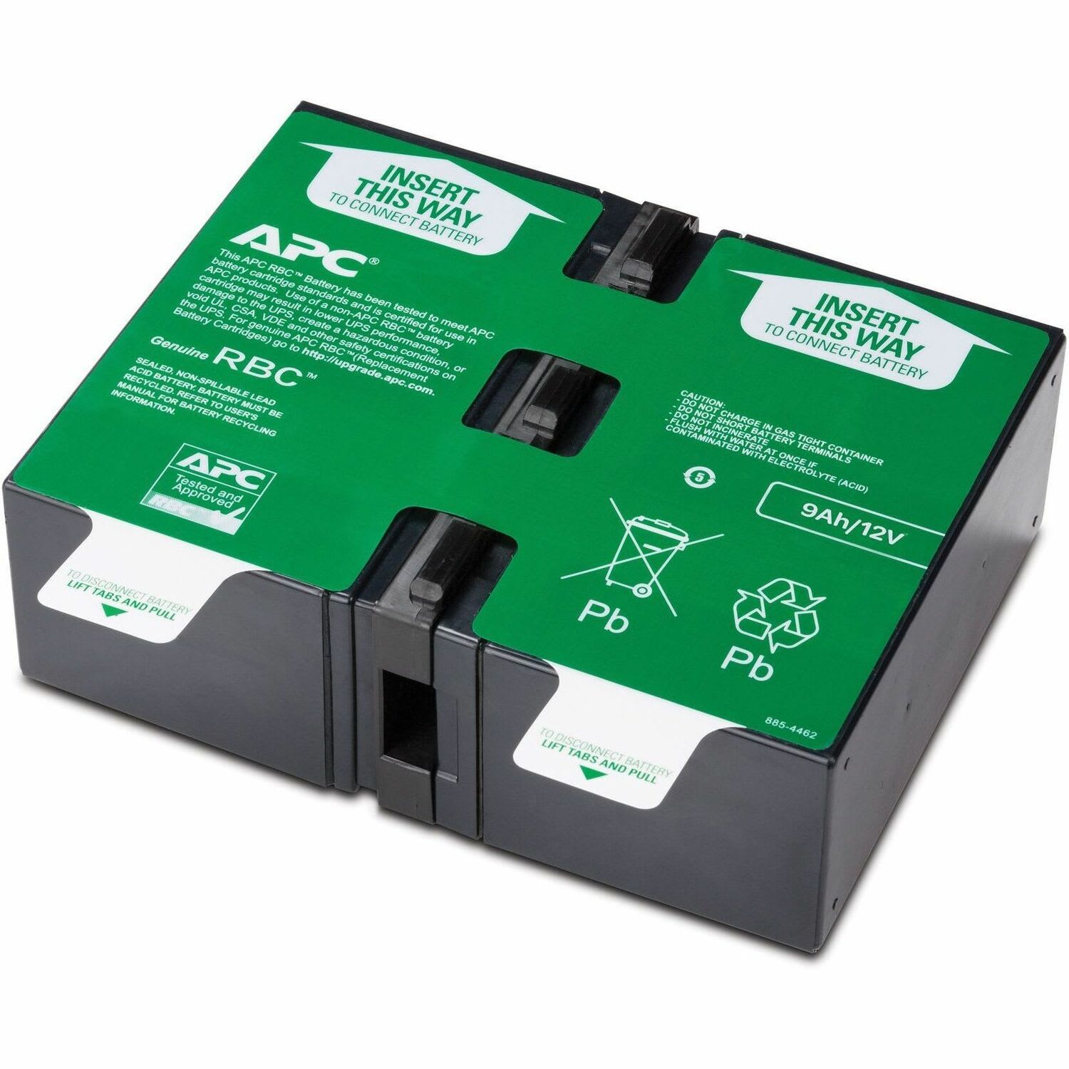 APC APCRBC124 Replacement UPS Lead Acid Battery Cartridge, Number 124