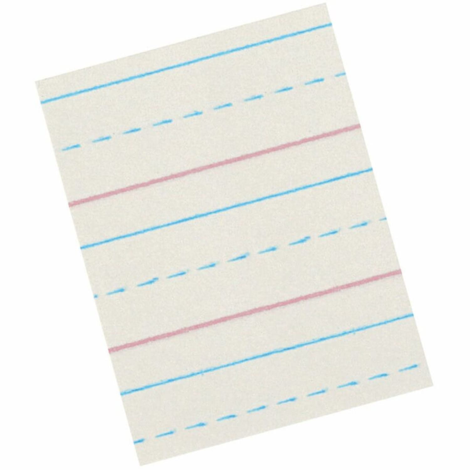 Pacon Broken Midline Writing Paper, Grade 3, 1/2in x 1/4in x 1/4in, SW - Image 3