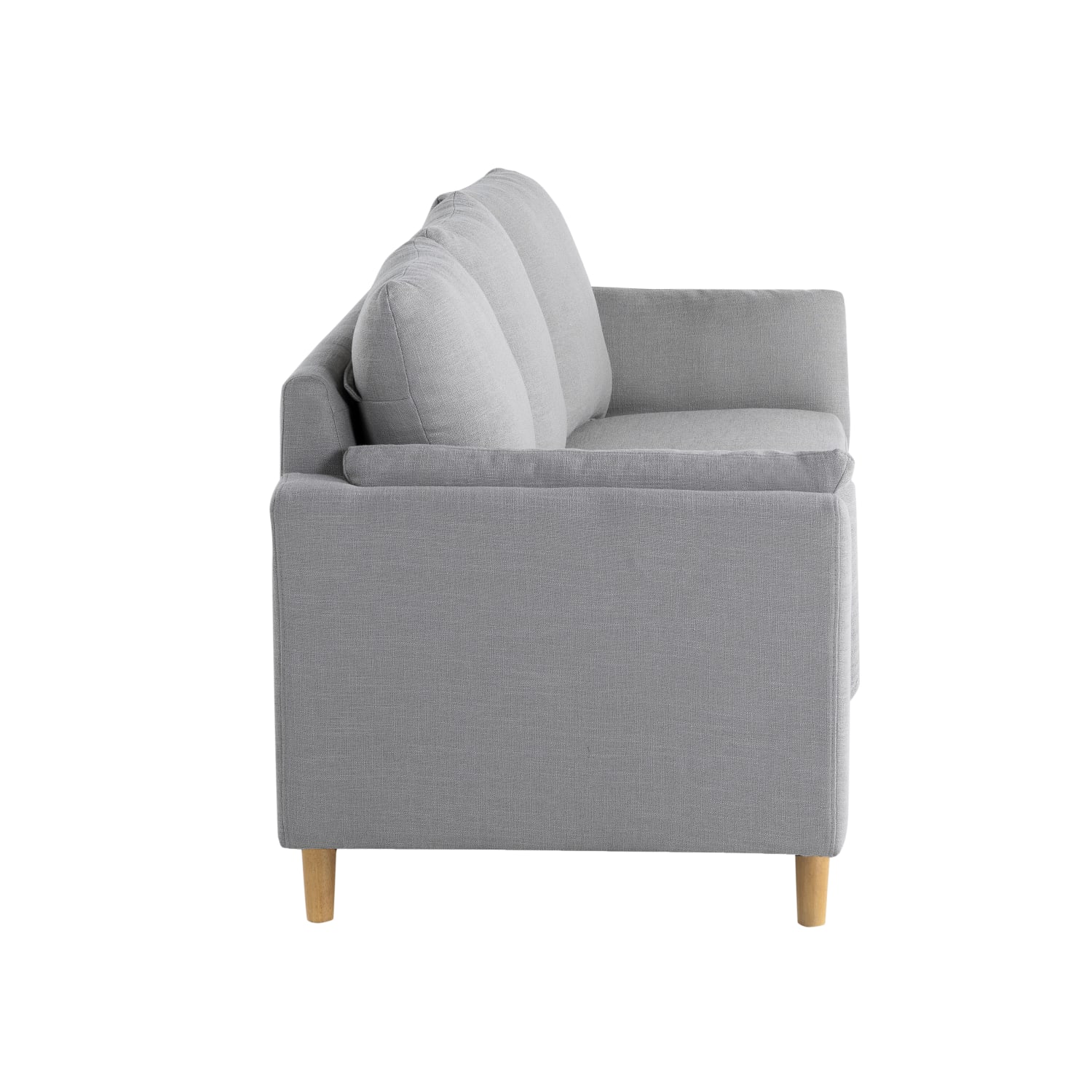 Lifestyle Solutions Santiago Polyester Sofa 35inH x 79inW x 32516inD Light Gray PopularChairscom Lifestyle Solutions Santiago Polyester Sofa 35inH x 79inW x 32 516inD Light Gray PopularChairscom