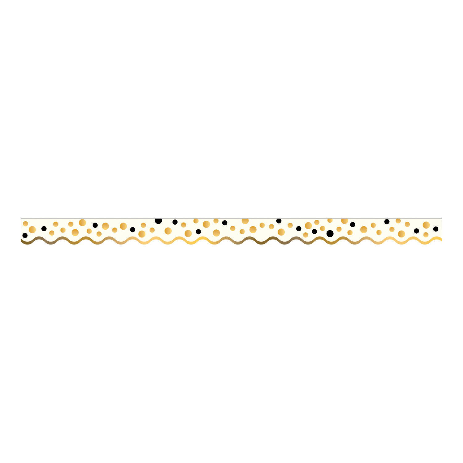 Barker Creek Scalloped-Edge Border Strips, 2 1/4in x 36in, Gold Bars, Pre-K To College, Pack Of 26 - Image 3