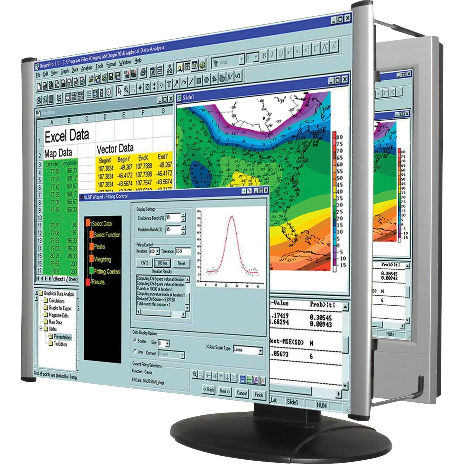 Kantek Lcd Monitor Magnifier Fits 24in Widescreen Monitors - x 24in Length - Overall Size 14.3in Height x 7in Width - Image 4
