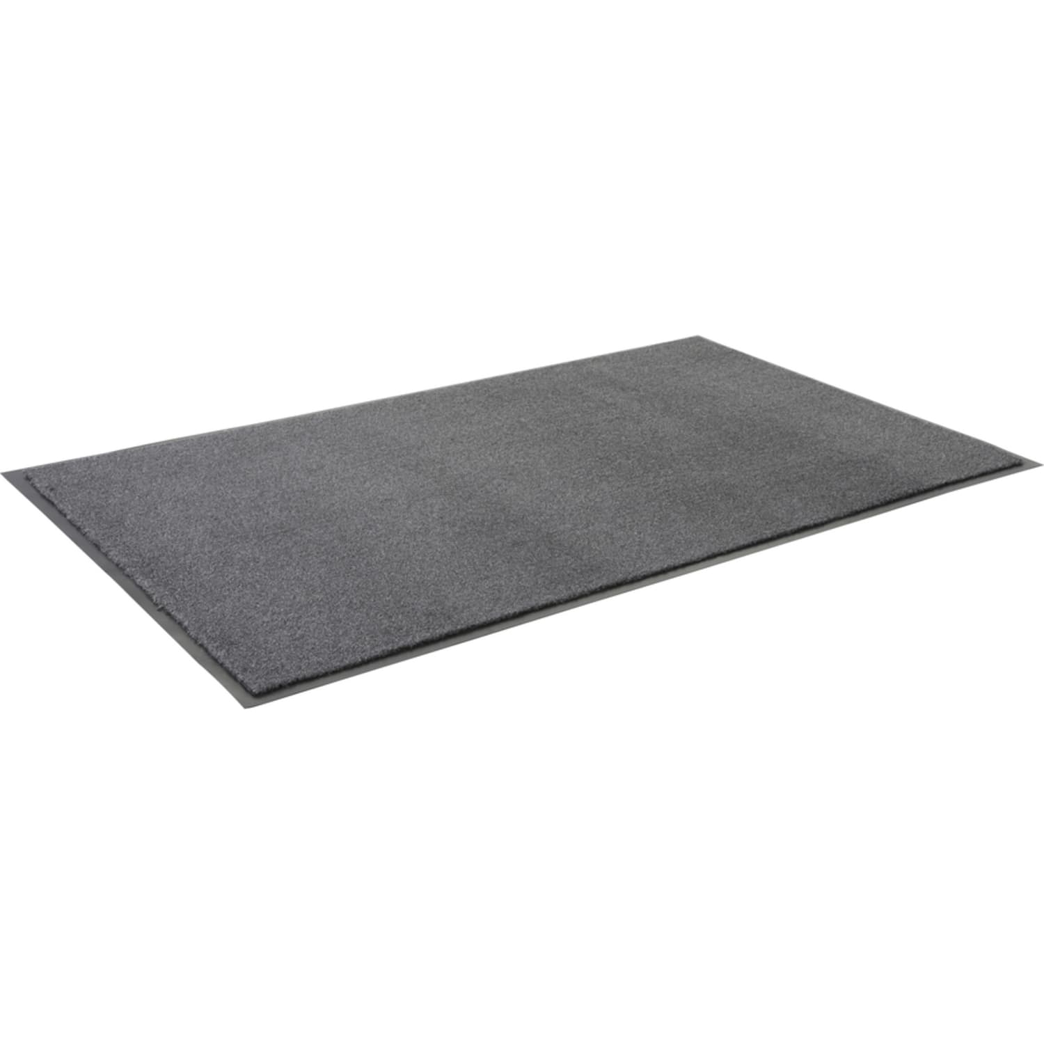 Genuine Joe Silver Series Indoor Entry Mat - Building, Carpet, Hard Floor - 10 ft Length x 36in Width - Plush - Charcoal - 1 Each - Image 4