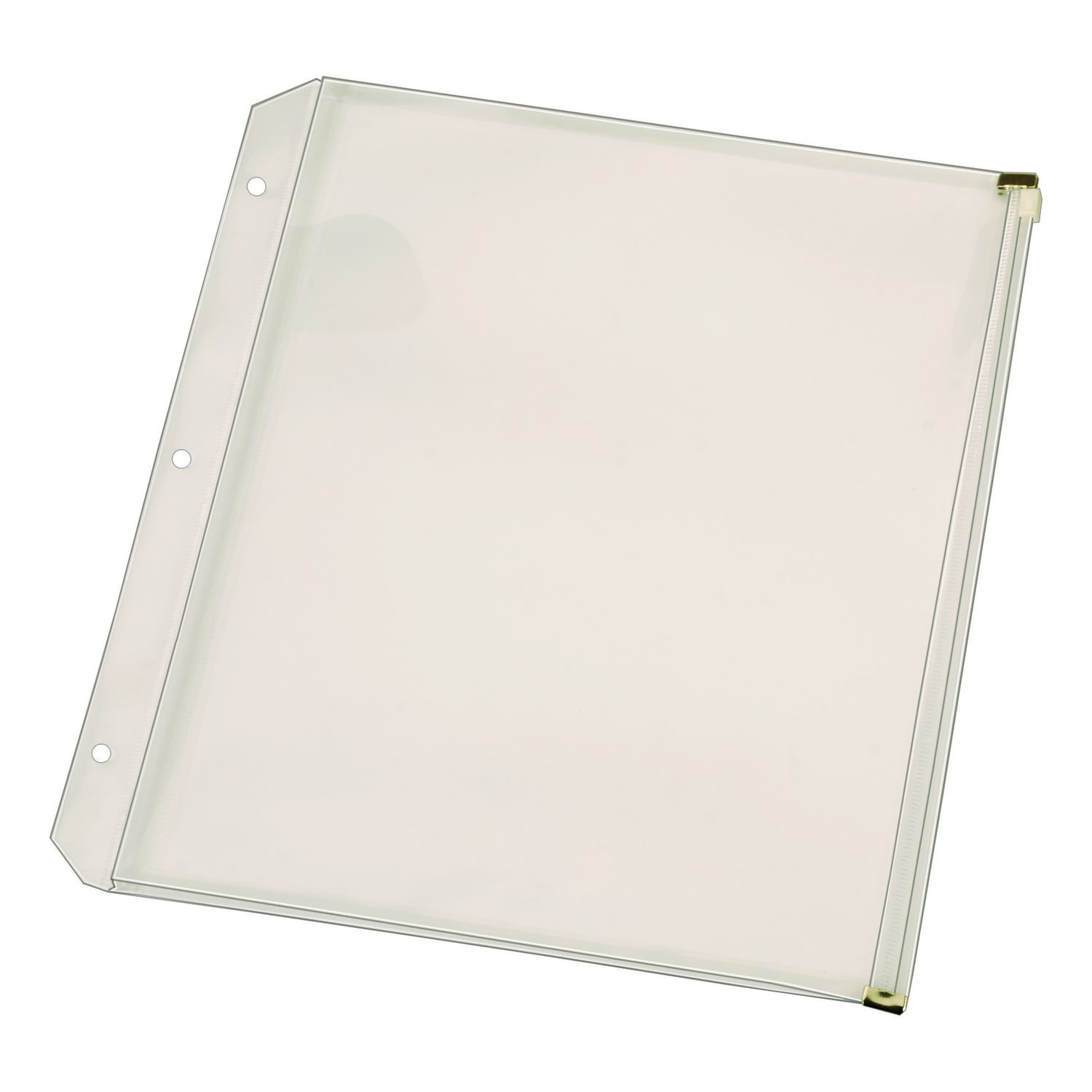 Cardinal Expanding Zipper Binder Pocket, Clear, Pack Of 3 - Image 3