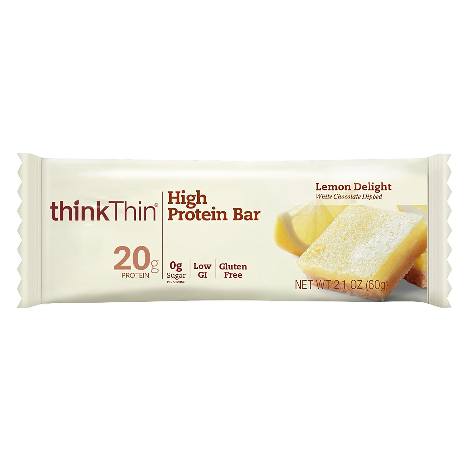thinkThin High Protein Bars Lemon Delight, 2.1 oz, 10 Count - Image 3