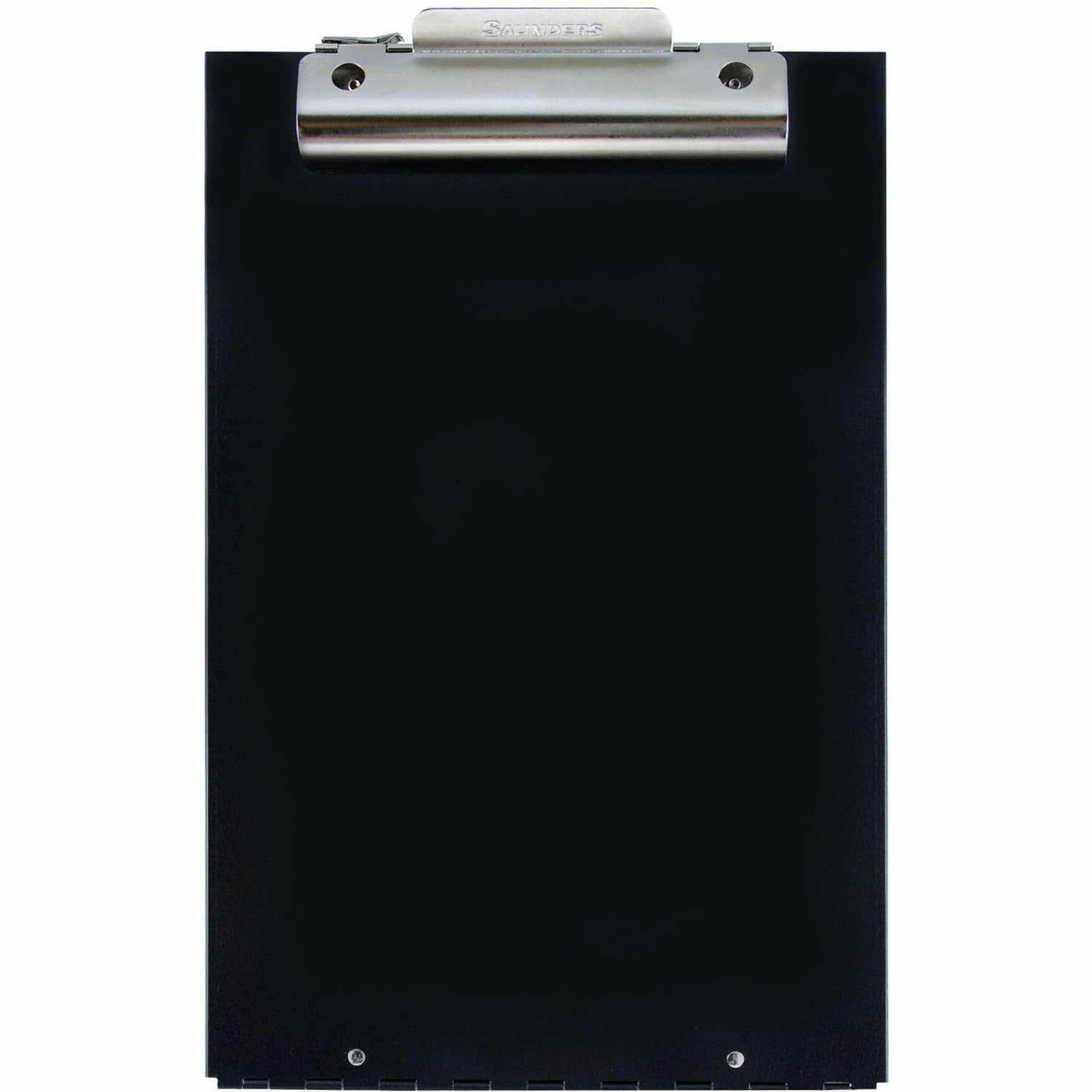 Saunders Aluminum Bottom Opening Form Holder - 1in Clip Capacity - Stationary - Bottom Opening - 8 1/2in x 12in - Aluminum - Black - 1 Each - Image 4
