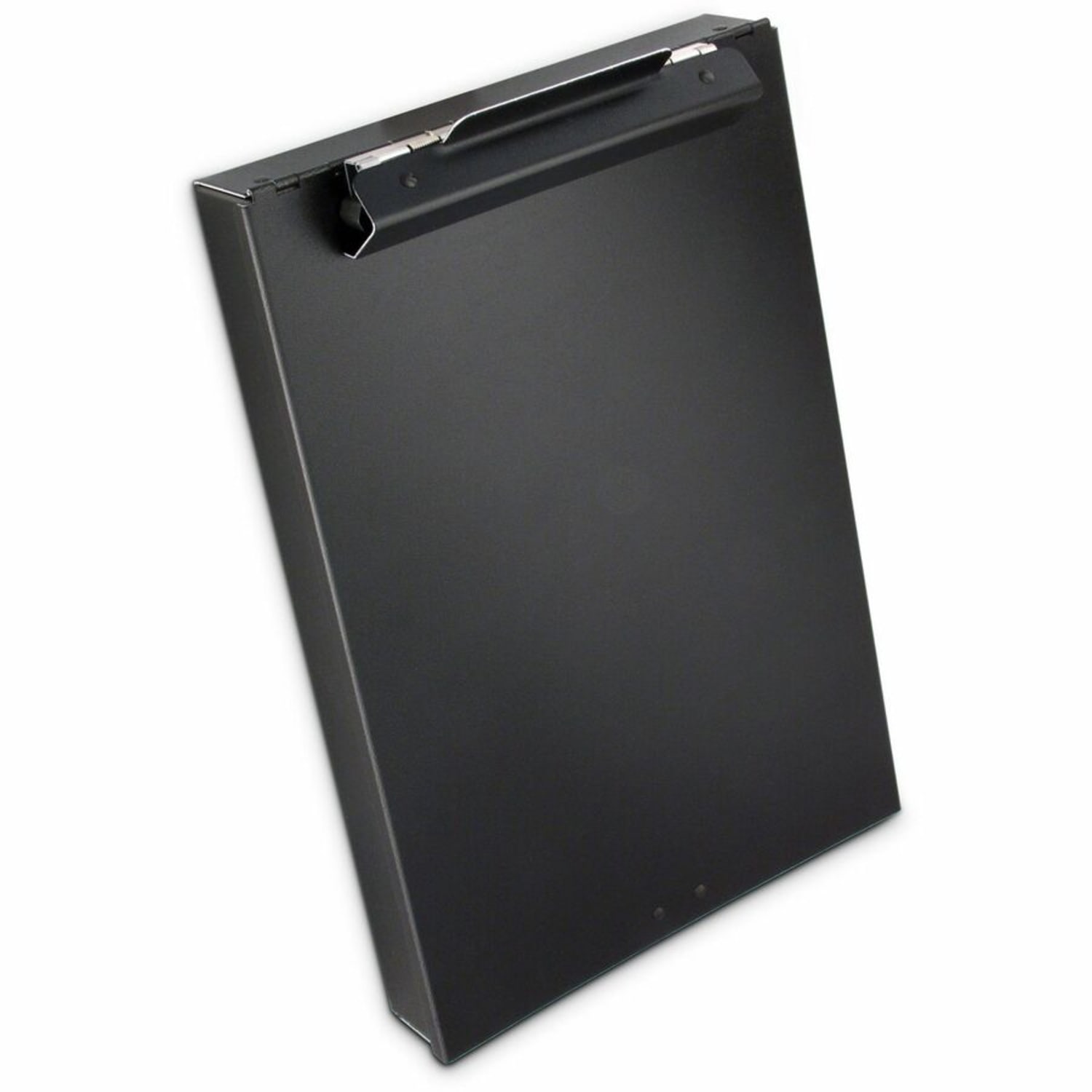 Saunders Aluminum Bottom Opening Form Holder - 1in Clip Capacity - Stationary - Bottom Opening - 8 1/2in x 12in - Aluminum - Black - 1 Each - Image 6