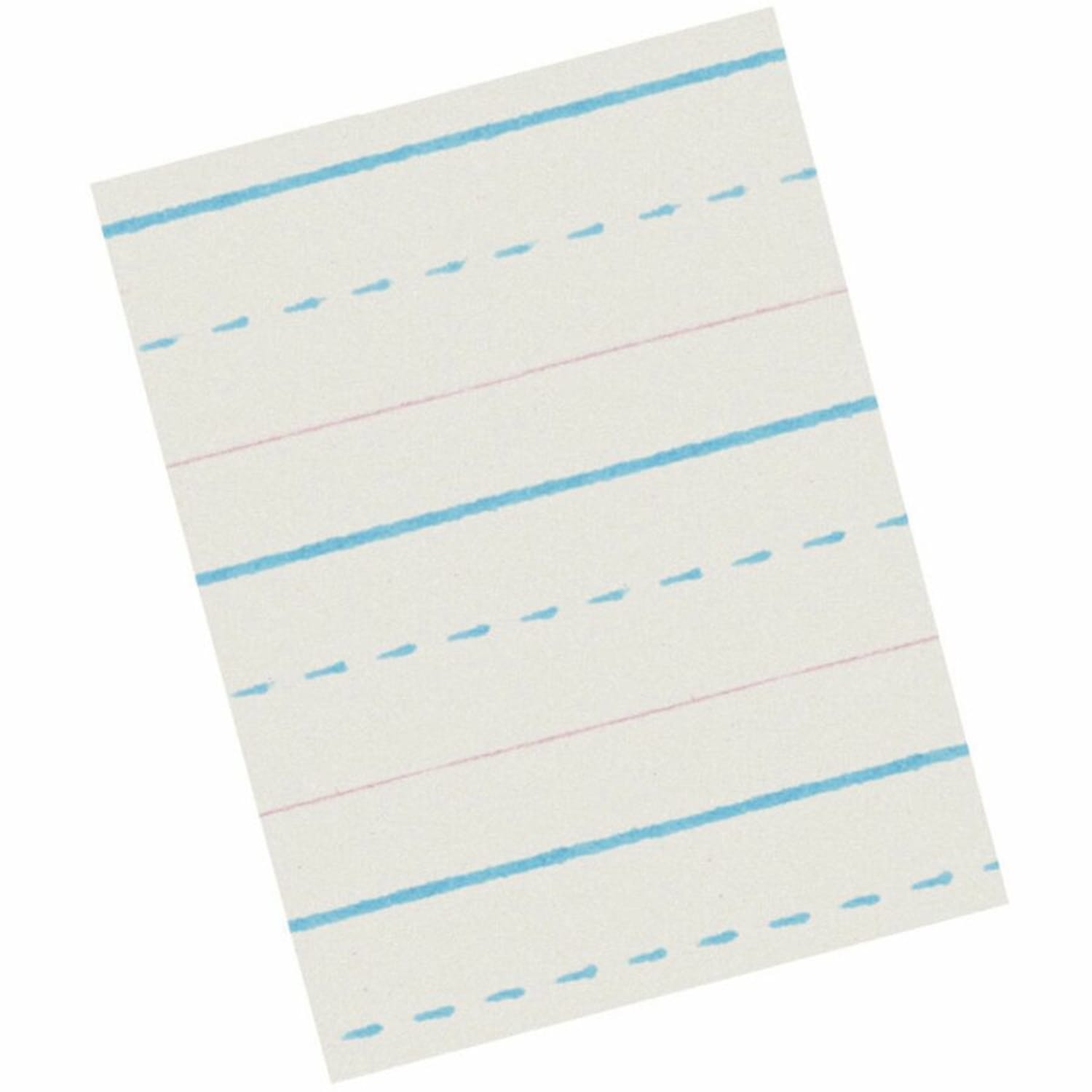 Pacon Broken Midline Writing Paper, Grade 2-3, 1/2in x 1/4in x 1/4in, LW - Image 3