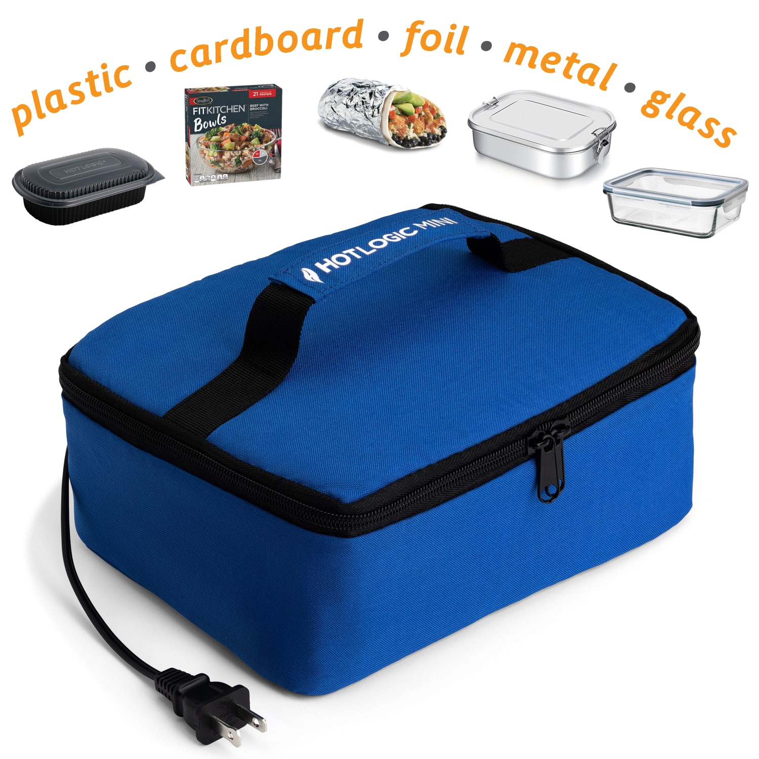 HOTLOGIC Portable Personal Mini Oven, Blue - Image 5