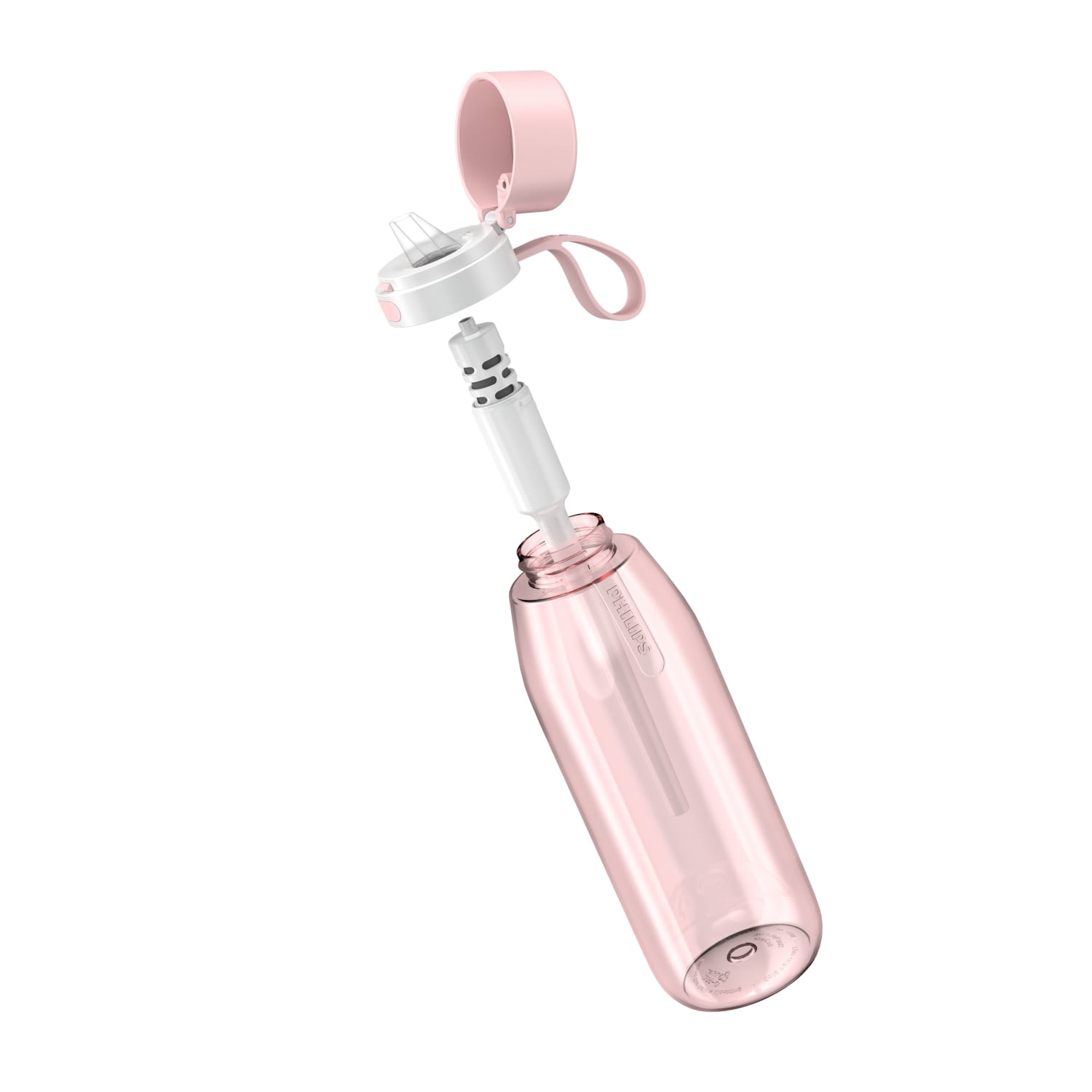 Philips GoZero Everyday Tritan Water Bottle With Filter, 36 Oz, Pink - Image 3