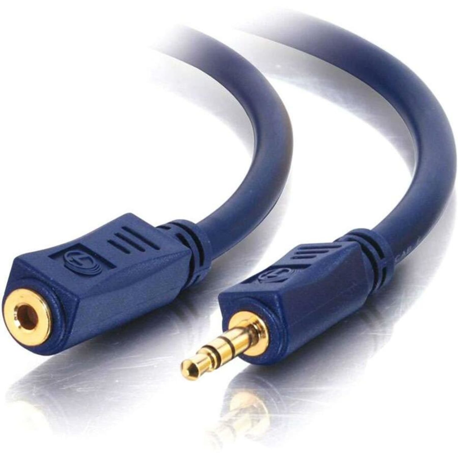 C2G 6ft Velocity 3.5mm M/F Stereo Audio Extension Cable, 40608
