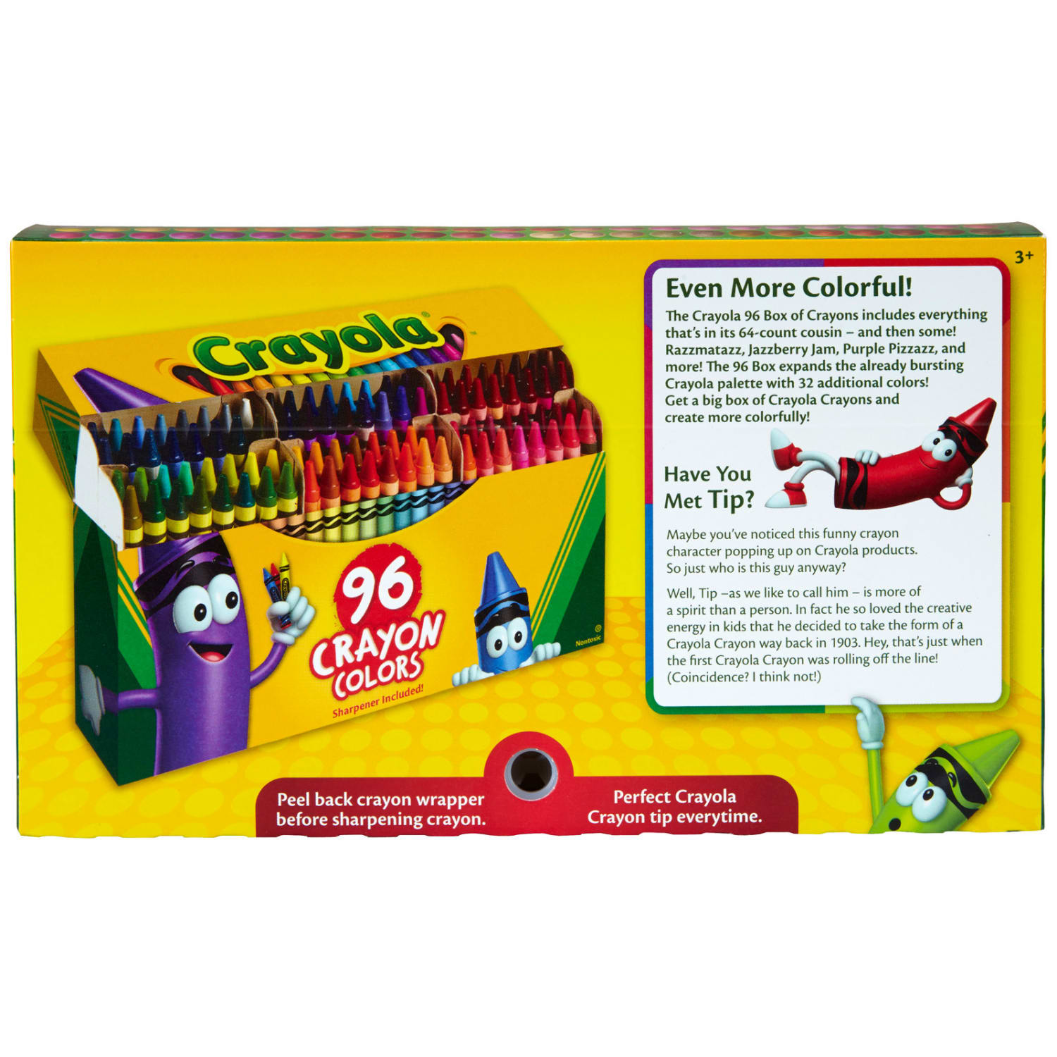 Crayola Crayons, 96 Per Box, Set Of 3 Boxes - Image 6