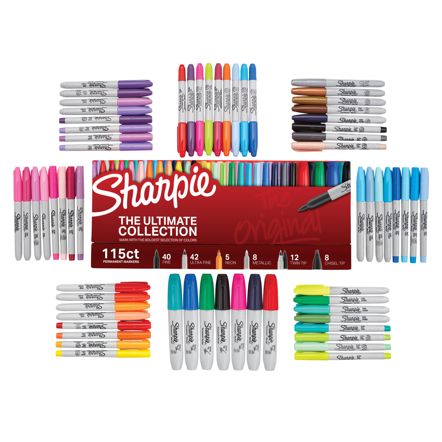 Sharpie Ultimate Pack, Assorted Colored, Pack Of 115 - Image 3