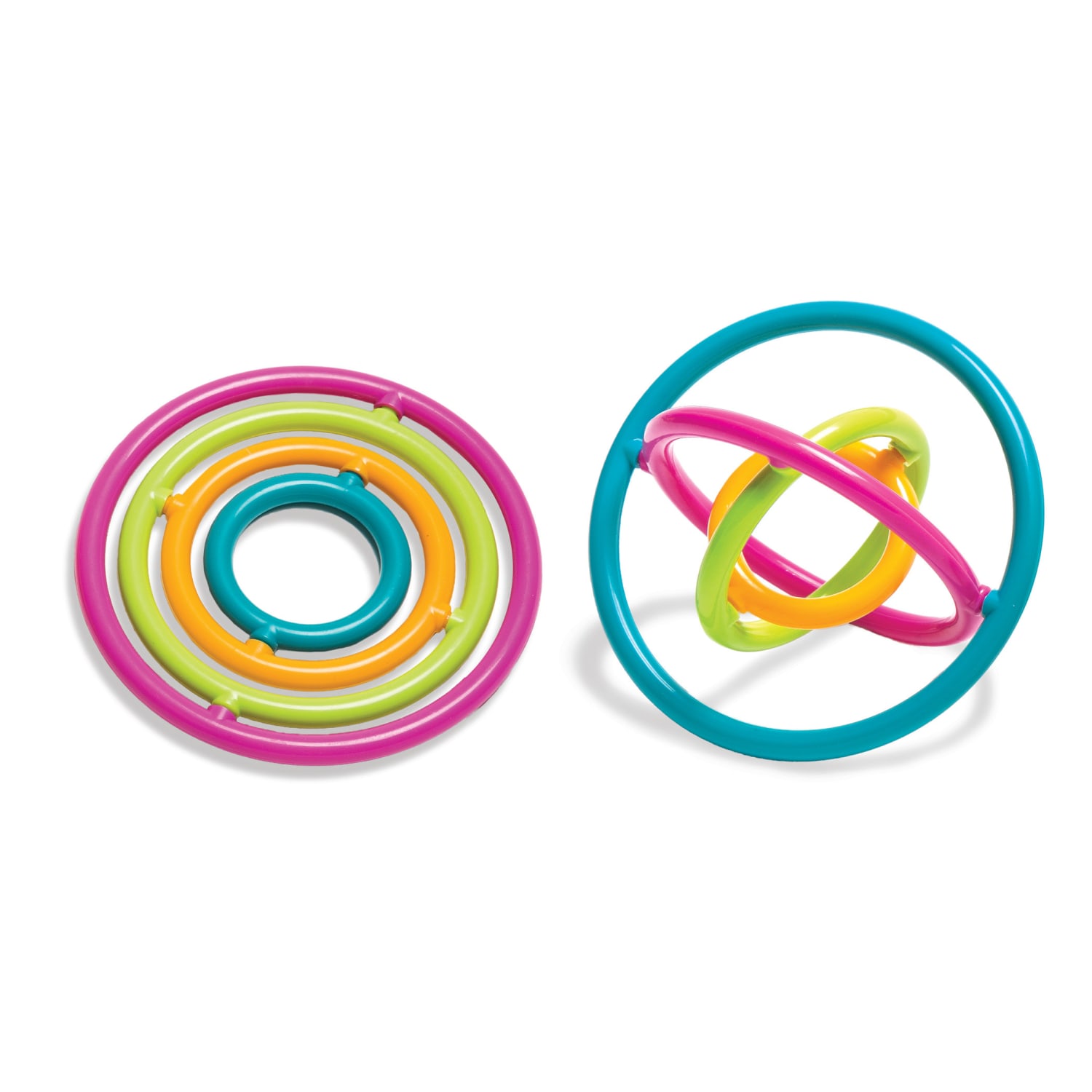The Pencil Grip Gyrobi Plastic Ring Fidget Toys, Multicolor, Pack Of 6 Toys - Image 3