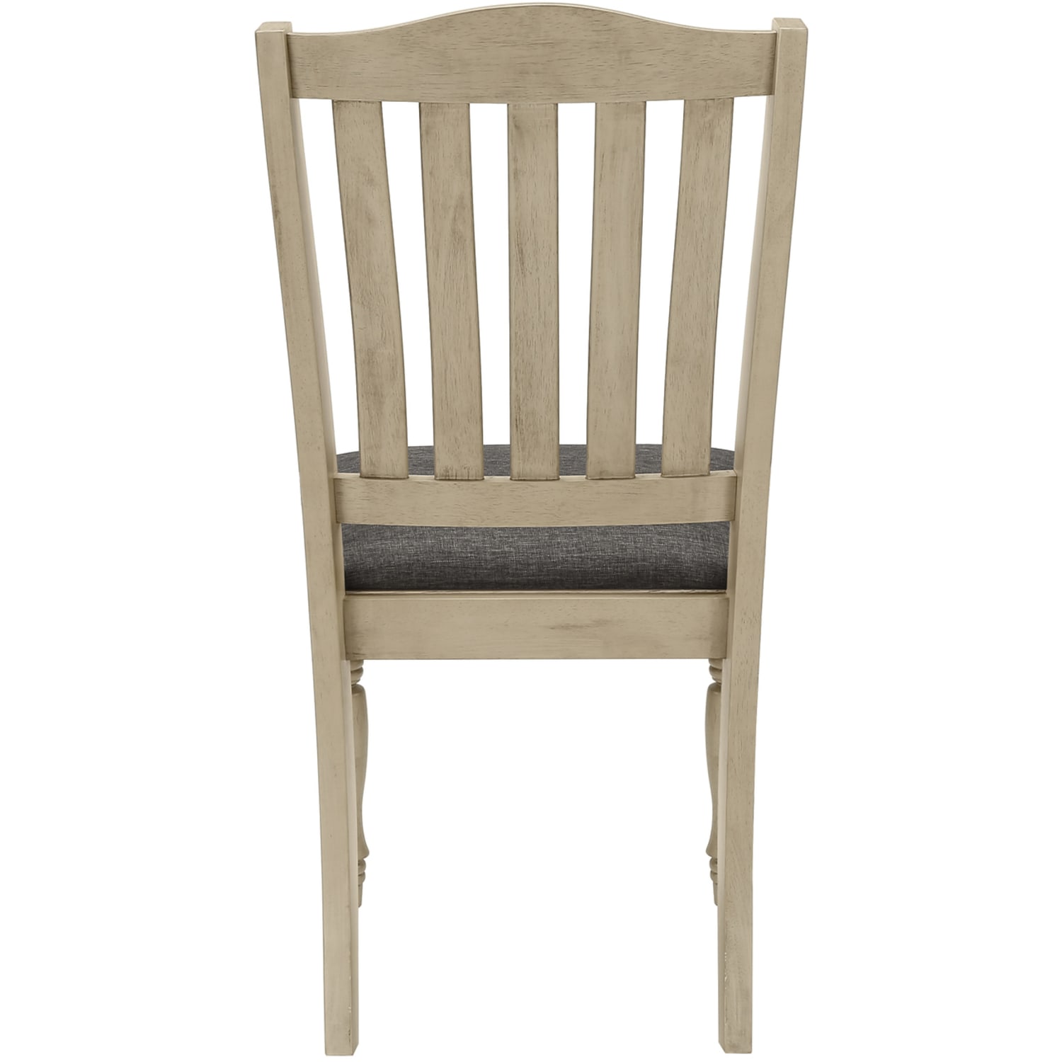 Monarch Specialties Freeman Wood/Fabric Dining Chairs, Gray, Set Of 2 Chairs - Image 4
