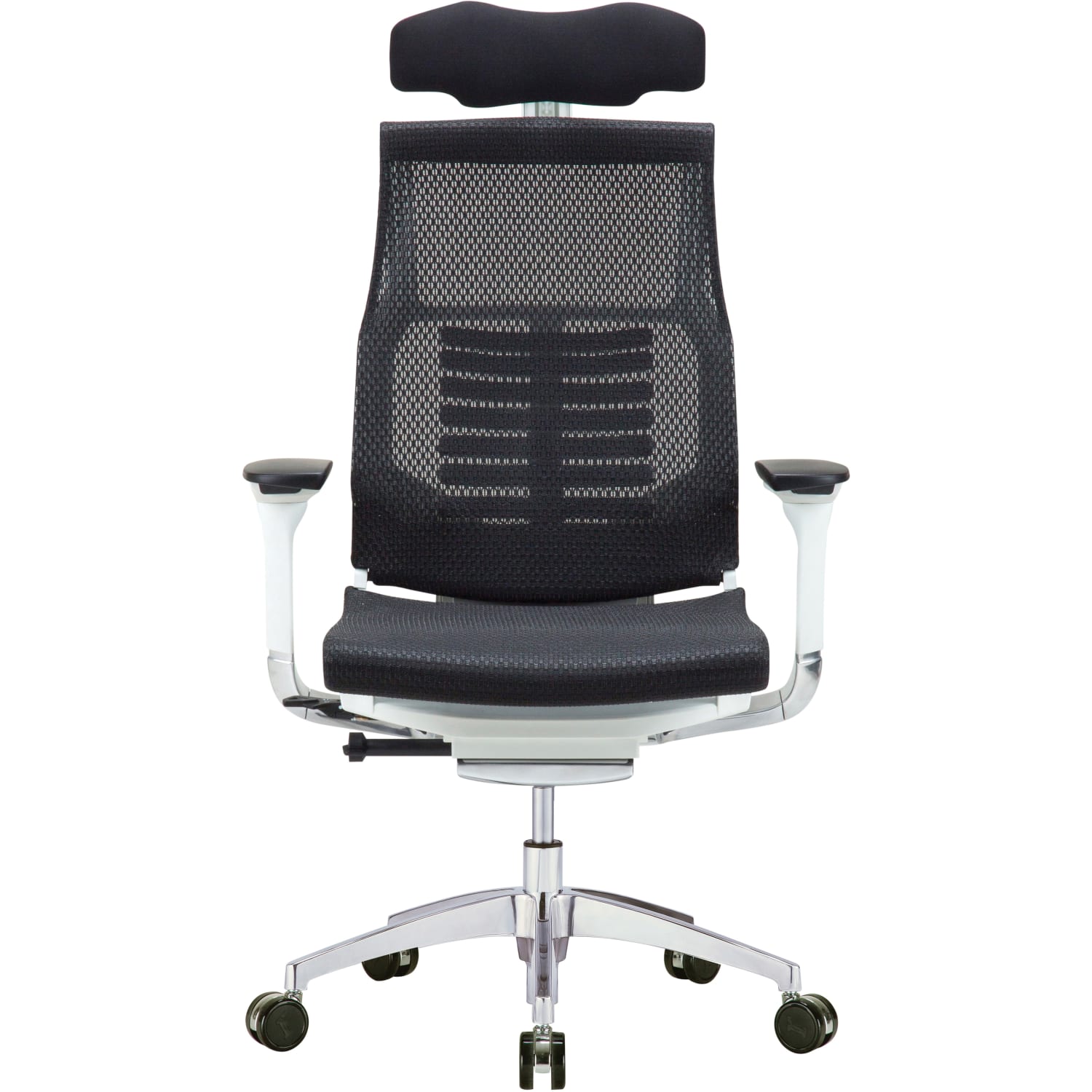 Raynor Powerfit Ergonomic Mesh High-Back Executive Office Chair, Black/White - Image 3