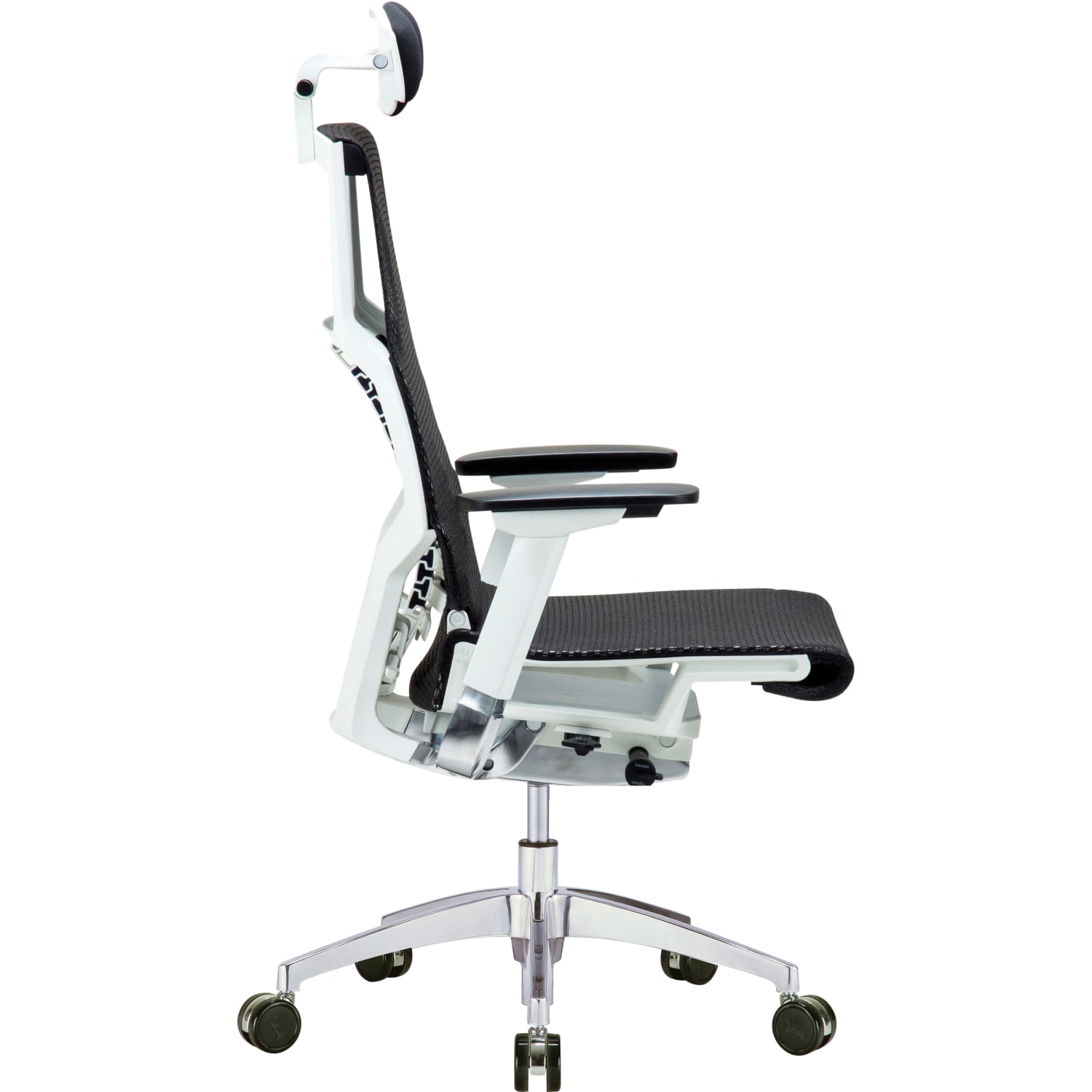 Raynor Powerfit Ergonomic Mesh High-Back Executive Office Chair, Black/White - Image 4