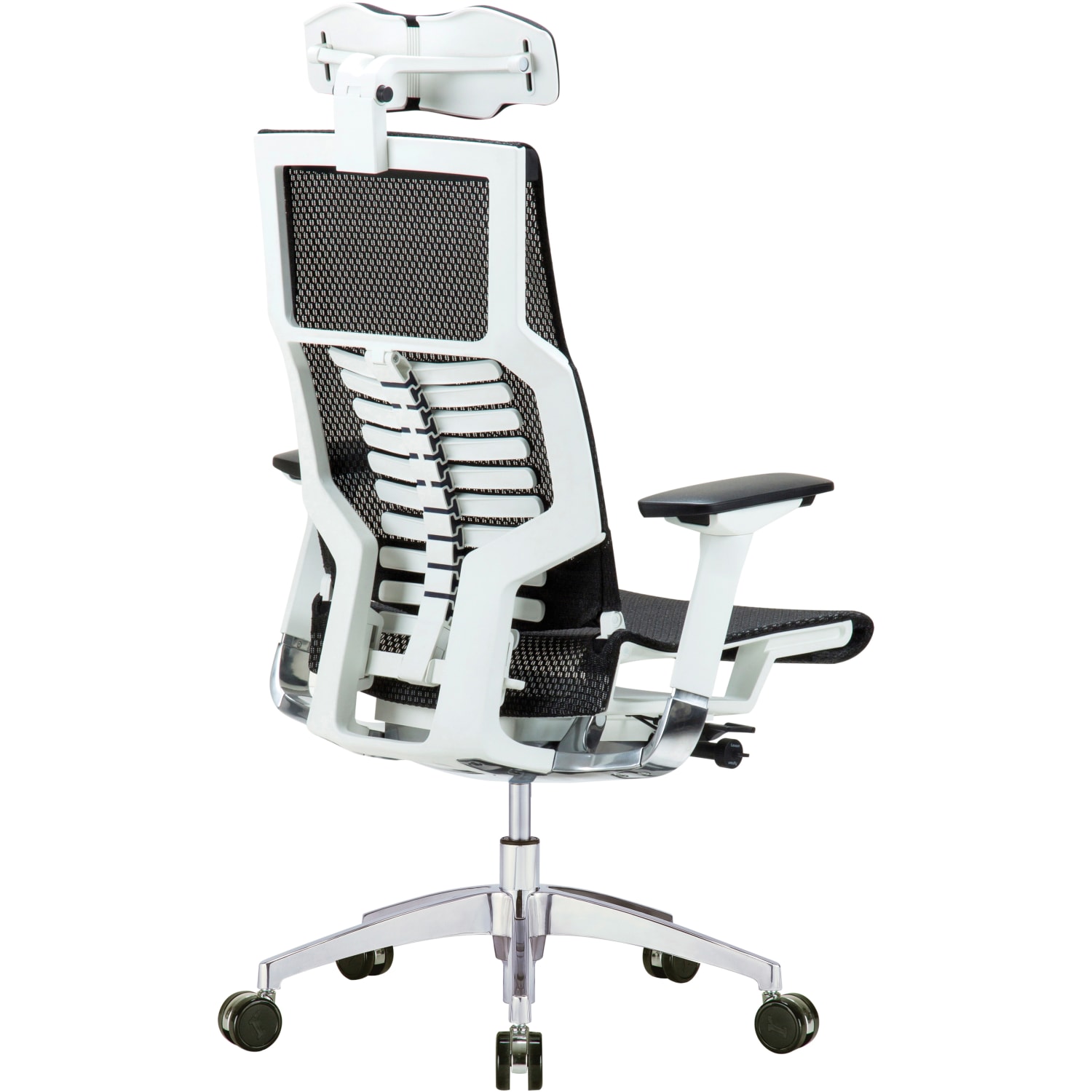 Raynor Powerfit Ergonomic Mesh High-Back Executive Office Chair, Black/White - Image 5