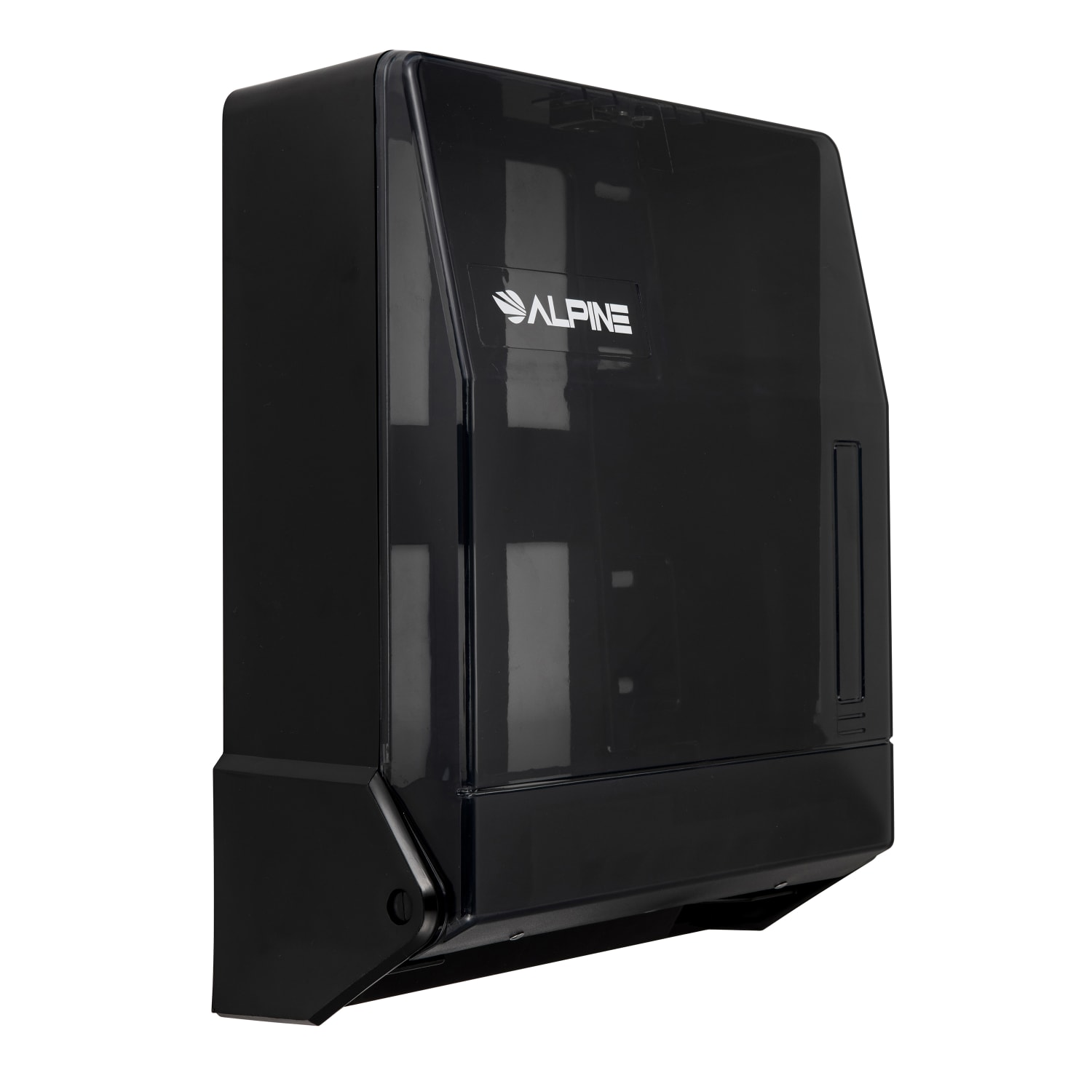 Alpine Economy Tri-Fold/C-Fold Paper Towel Dispenser, 14-3/4inH x 11-1/16inW x 5-1/8inD, Black - Image 3