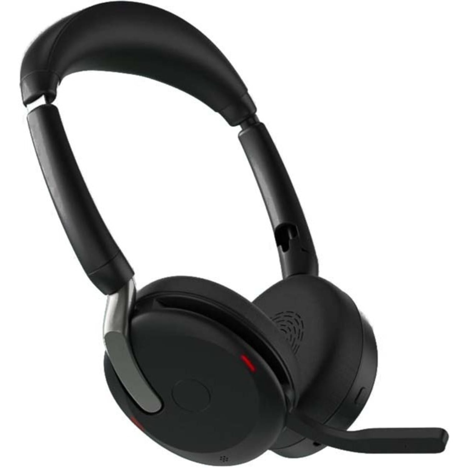 Jabra Evolve2 65 Flex Headset - Stereo - Wireless - Bluetooth - 98.4 ft - 20 Hz to 20 kHz - On-ear - Binaural - Supra-aural - MEMS Technology, Noise Cancelling Microphone - Noise Canceling - Image 3