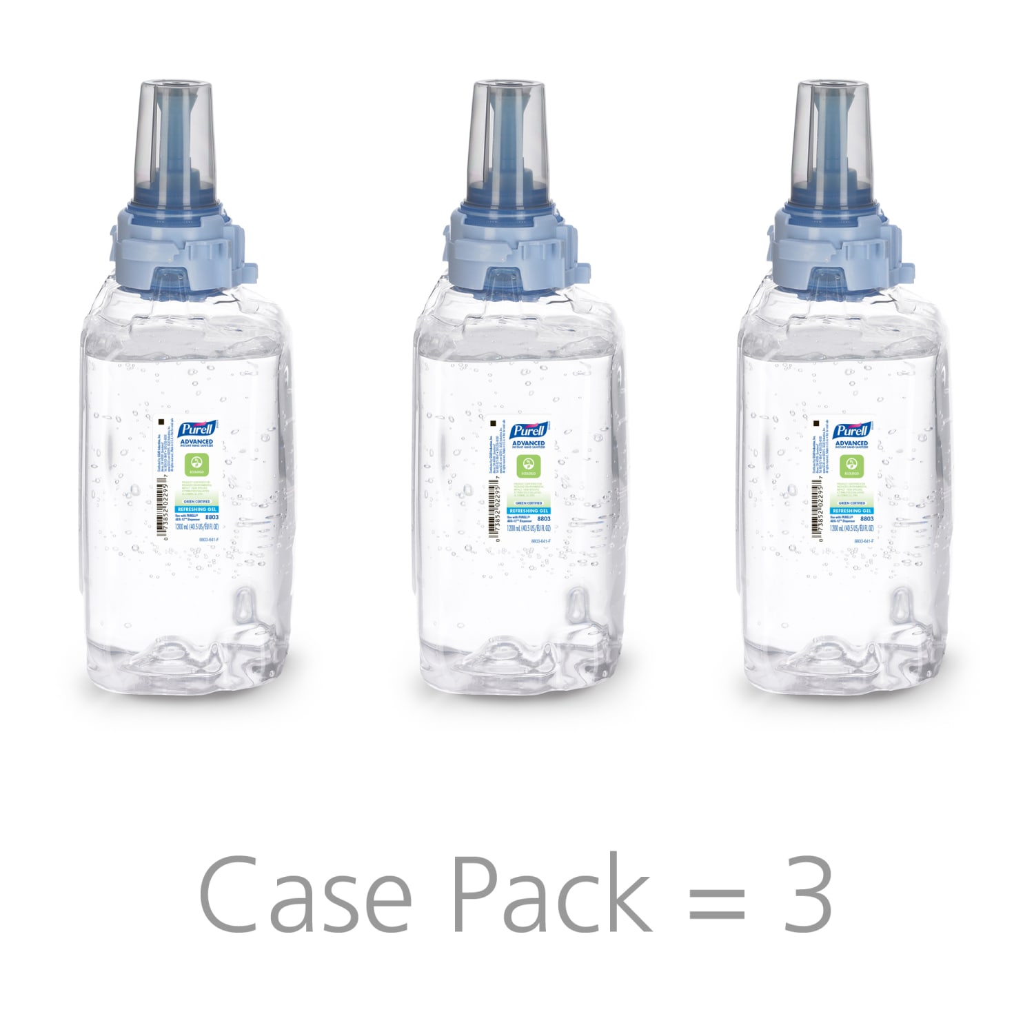 Purell ADX Advanced Green Certified Gel Instant Hand Sanitizer, 1200 mL Refill, Case Of 3 - Image 4