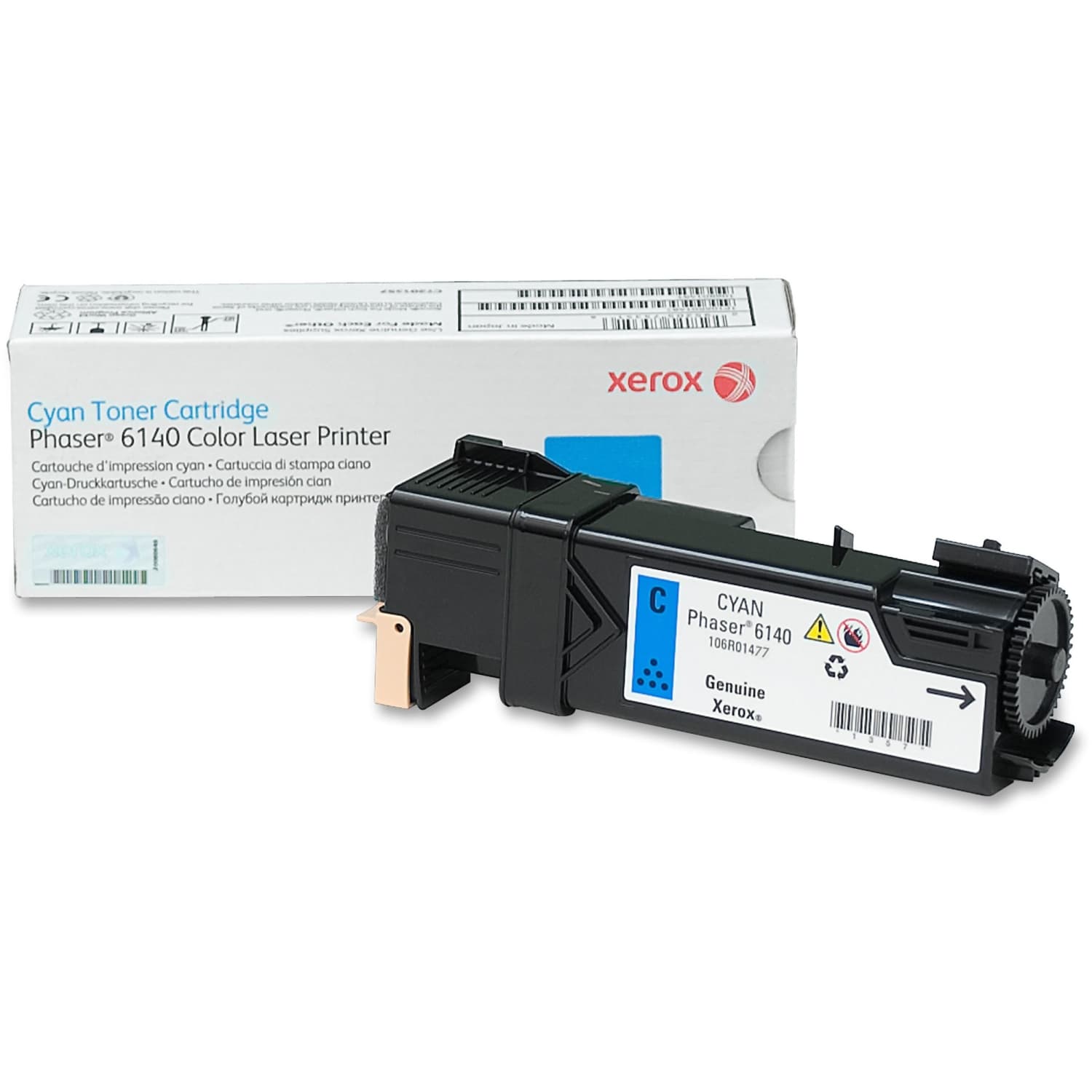 Xerox 6140 Cyan Toner Cartridge, 106R01477 - Image 3