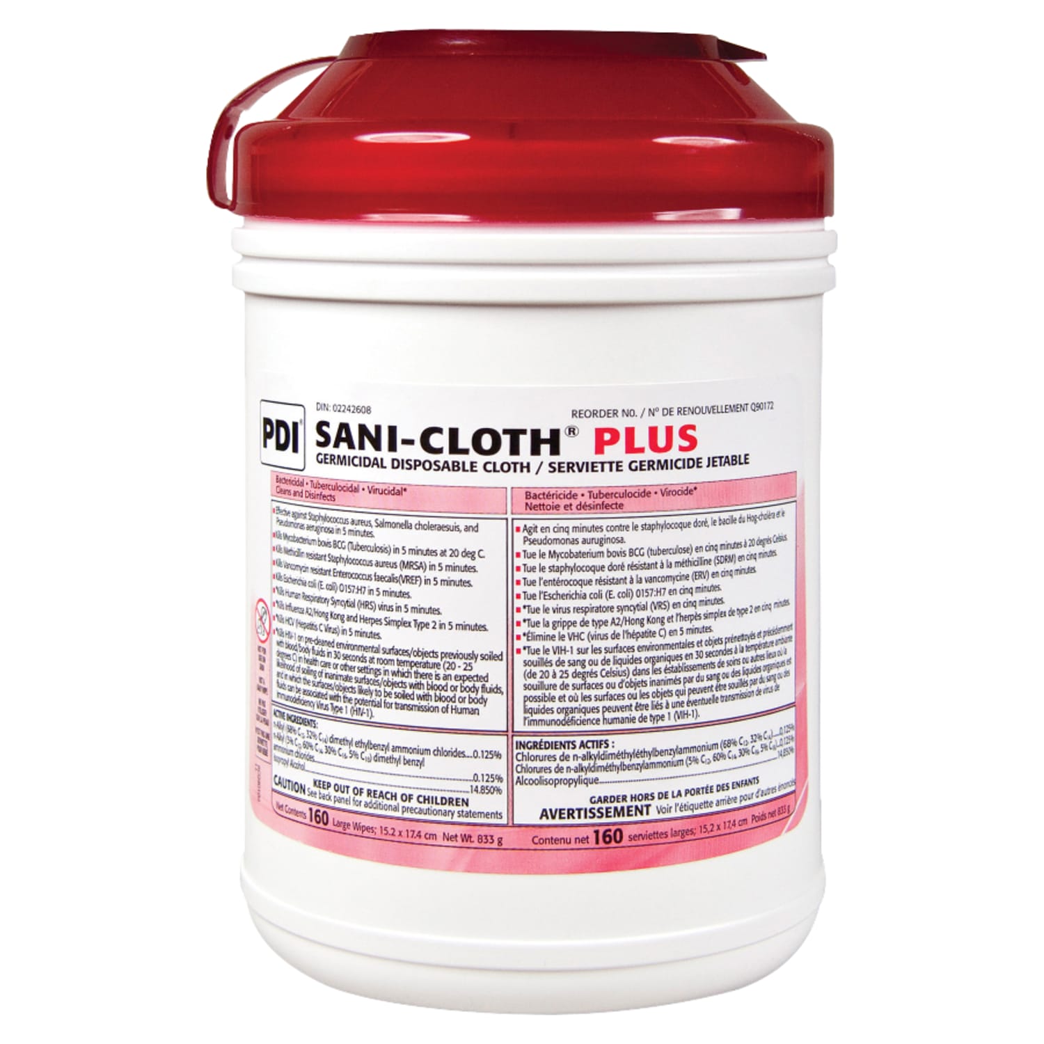 Unimed Sani-Cloth Disinfectant Disposable Wipes, Box Of 160