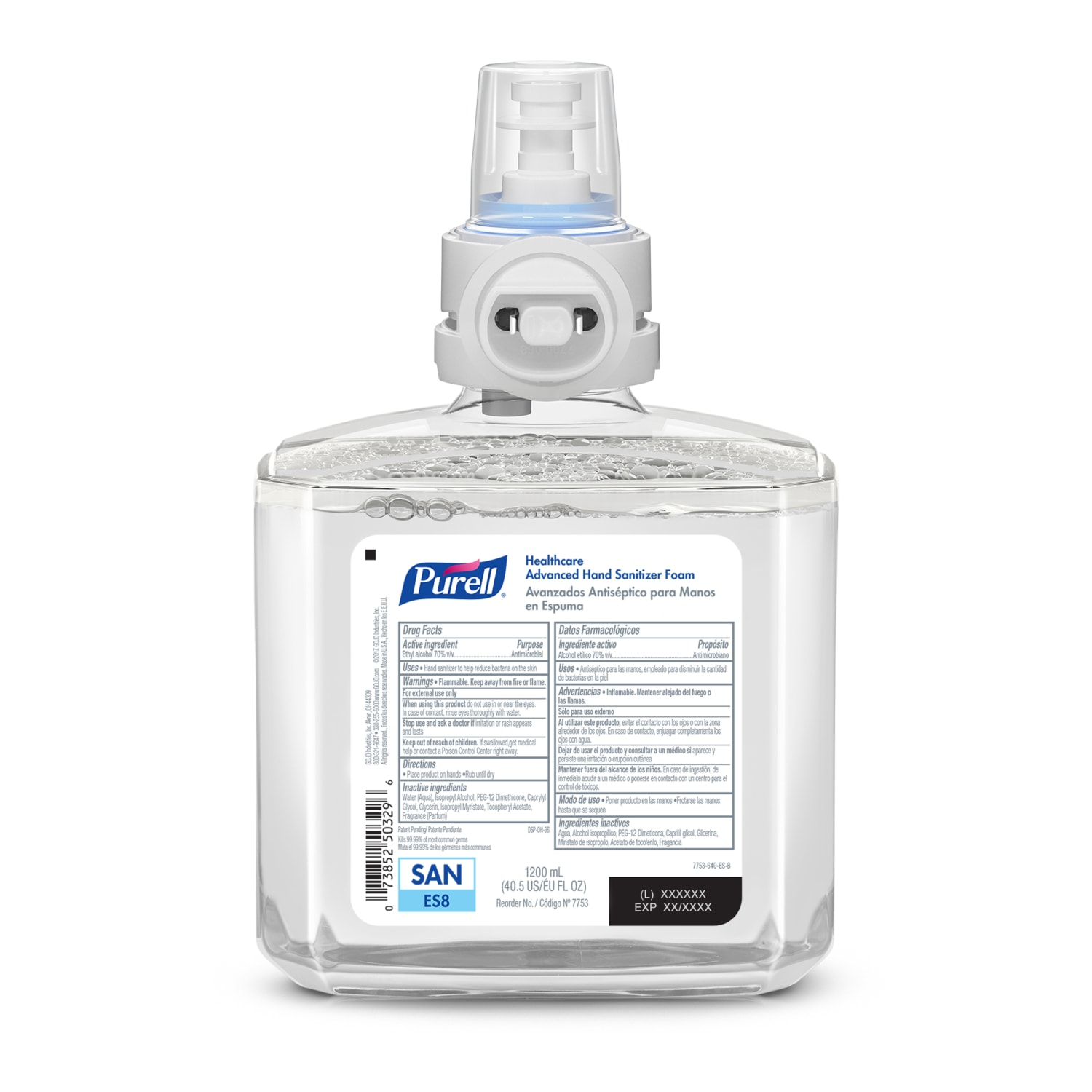 PURELL Advanced Foam Hand Sanitizer Refill, Clean Scent, ES8 Refill, 1200mL - Image 3
