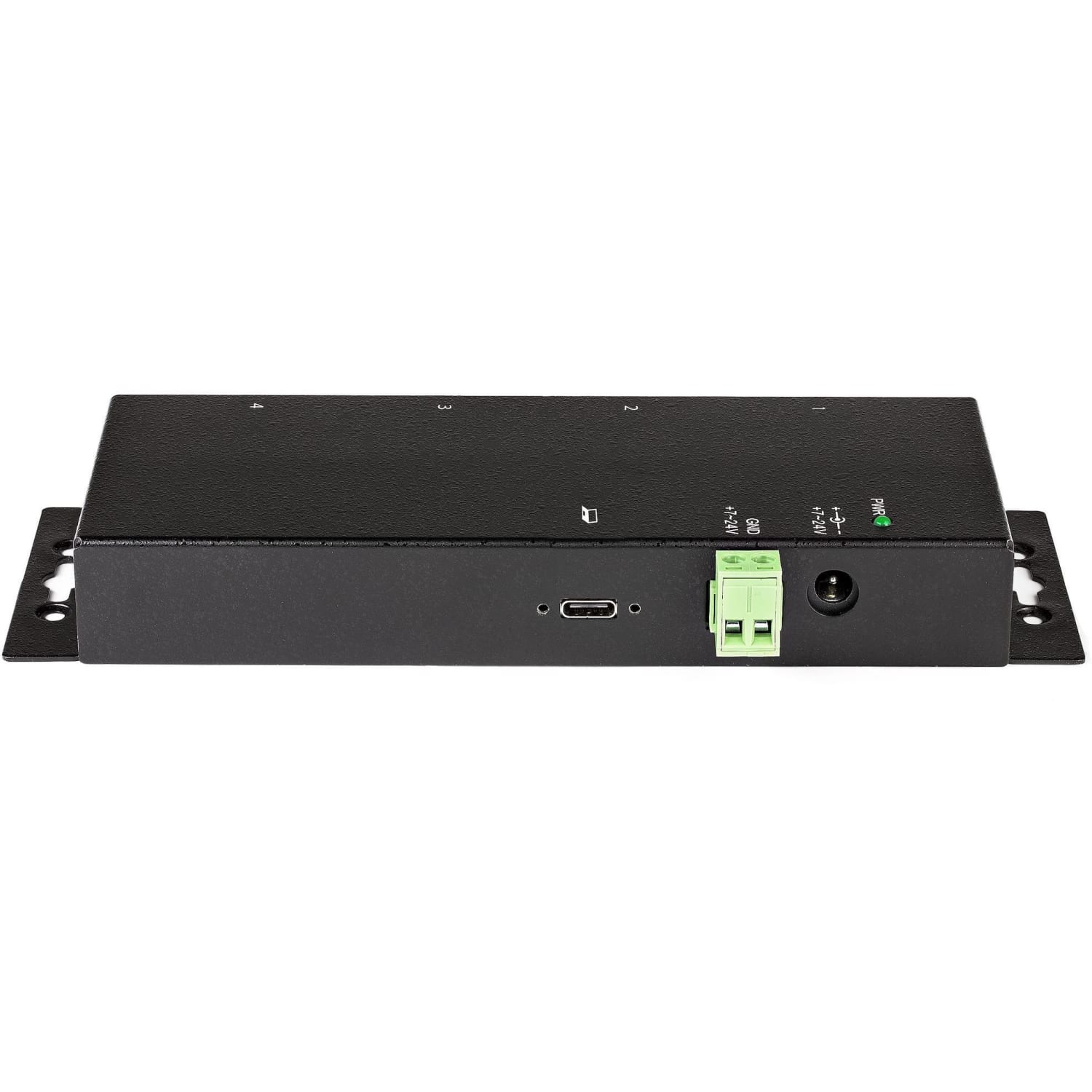 StarTech.com 4 Port USB C Hub 10Gbps, Metal Industrial USB-C Hub, 2x USB-C & 2x USB-A, ESD Surge Protection, US - HB31C2A2CME - Image 4