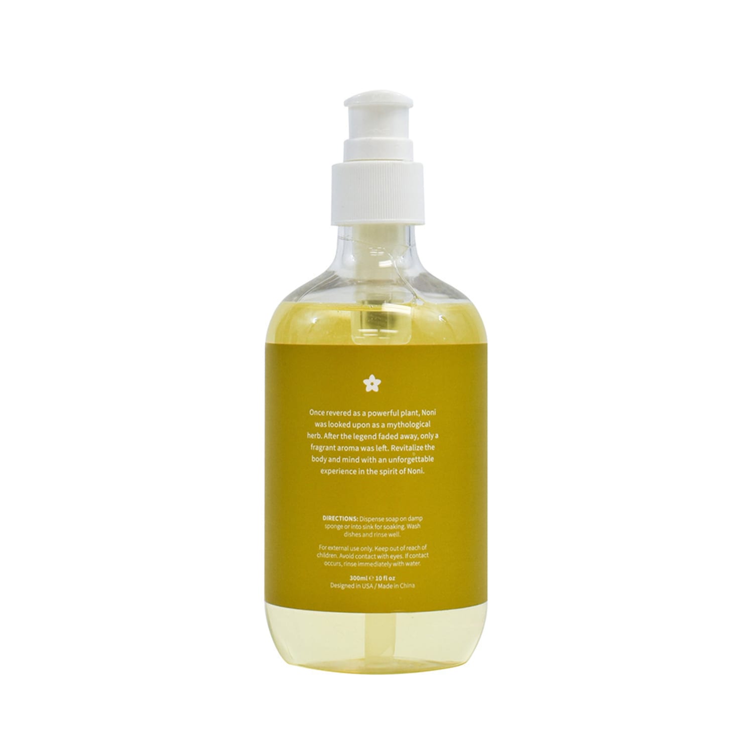 Hotel Emporium Noni Liquid Dish Soap, Lemon Scent, 10 Oz, Yellow, Case Of 40 Bottles - Image 3