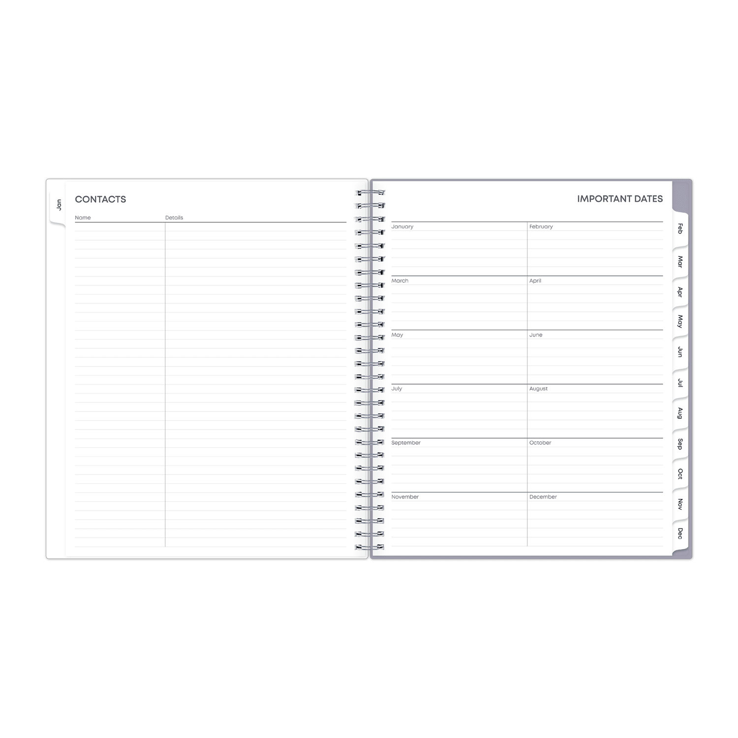 2027 Blue Sky Rue Du Flore Monthly Planning Calendar, 8x10, 0%, Frosted PP, Jan-Dec, RY27 - Image 5
