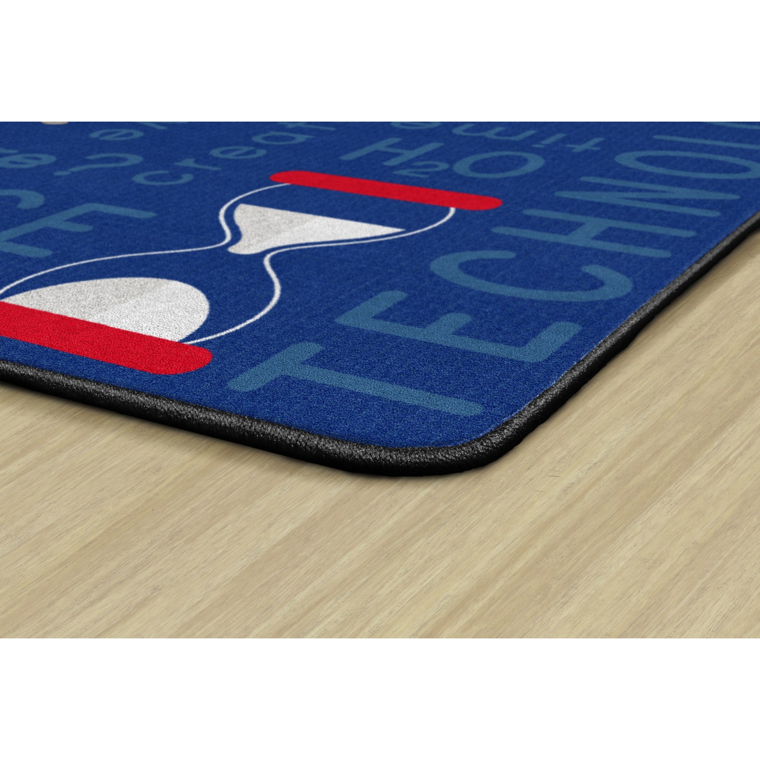 Flagship Carpets STEM Area Rug, 7ft6inH x 12ftW, Blue - Image 4