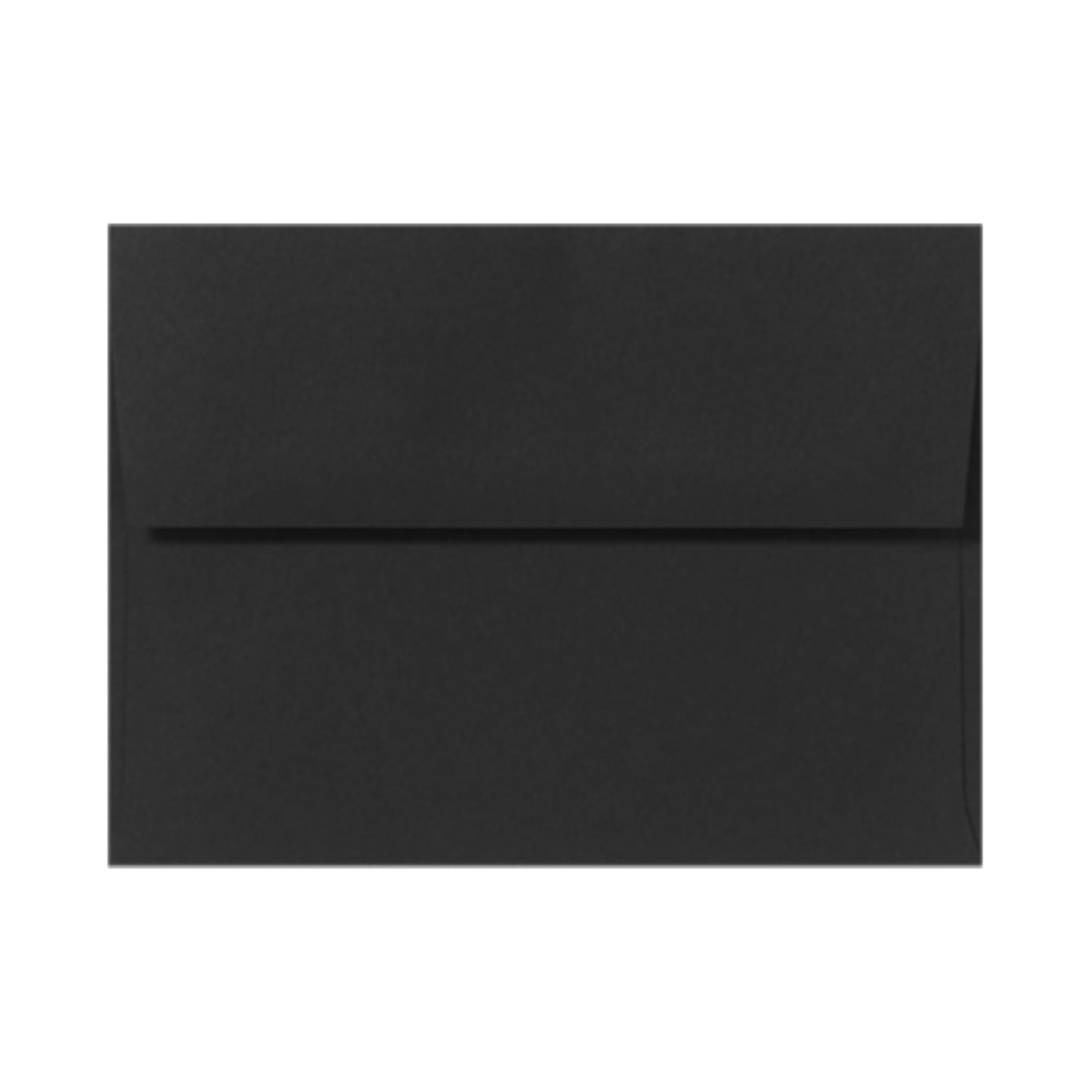 LUX Invitation Envelopes, #4 Bar (A1), Peel & Press Closure, Midnight Black, Pack Of 250