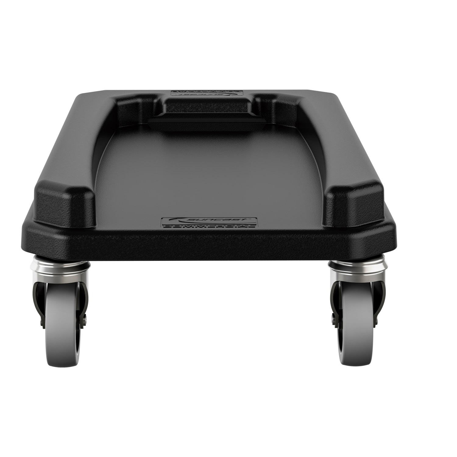 Suncast Commercial Slim Trash Can Dolly, 6-3/16inH x 11-7/8inW x 20-3/4inD, Black - Image 3