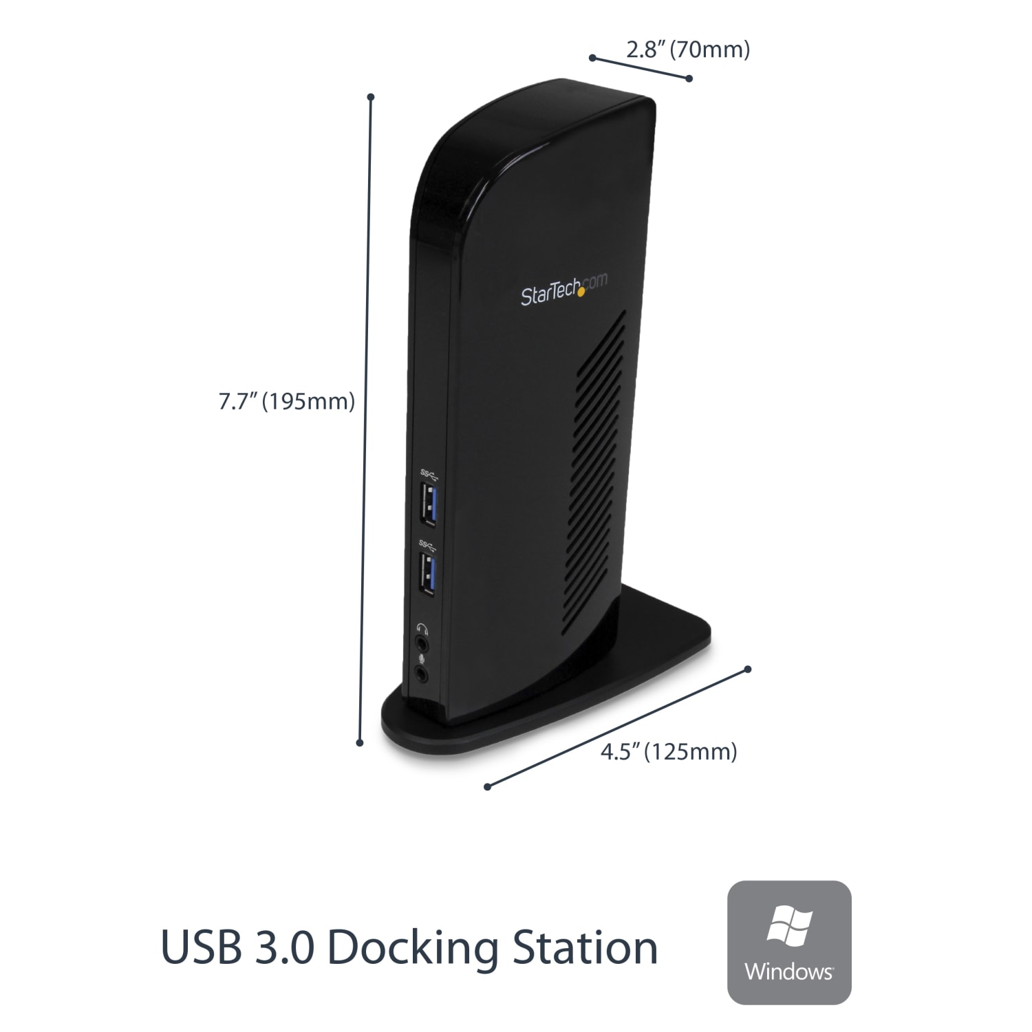 StarTech.com USB 3.0 Docking Station - Compatible with Windows/macOS - Supports Dual Displays - HDMI and DVI - USB3SDOCKHD - Image 5