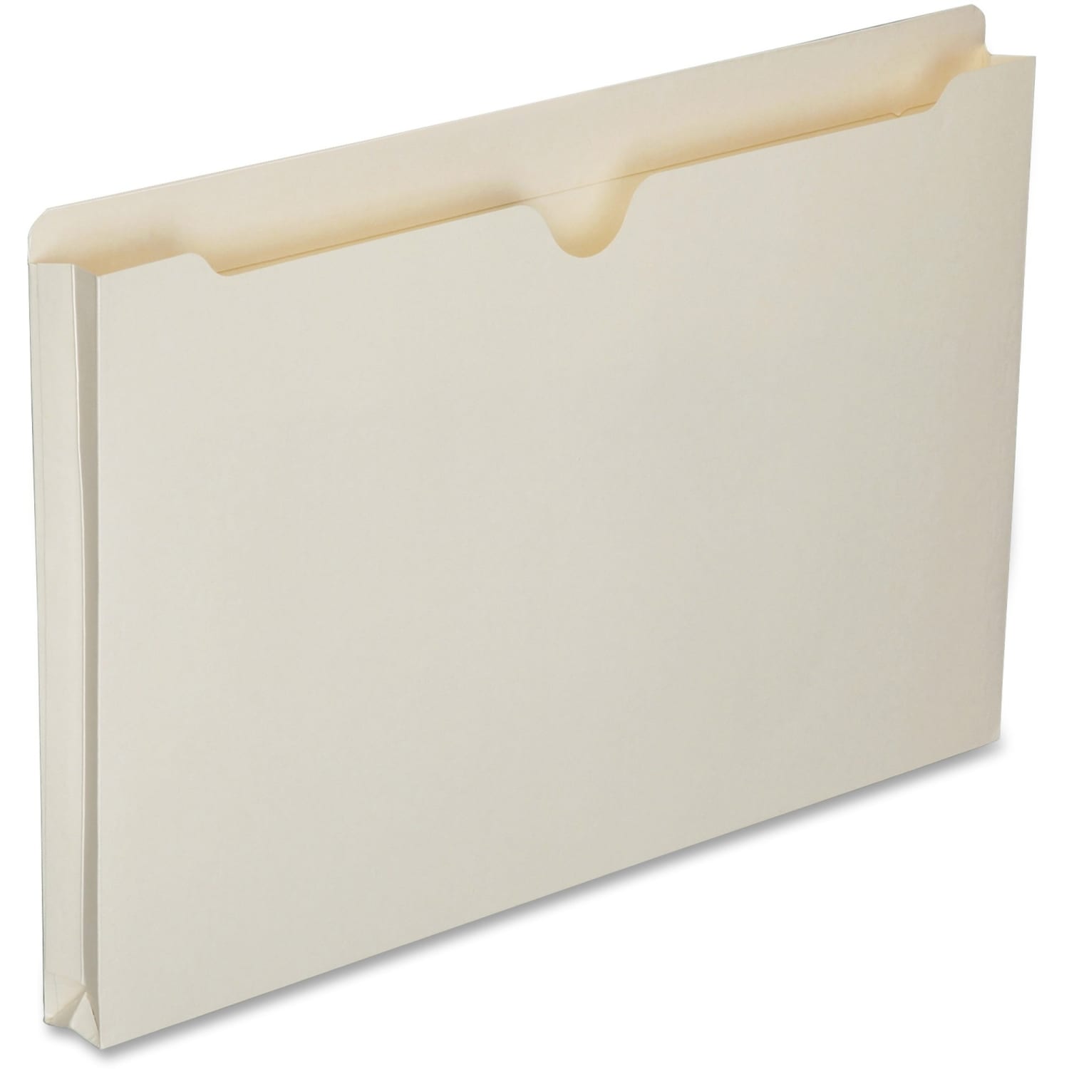 SKILCRAFT Manila Double-Ply Tab Expanding File Jackets, 1in Expansion, Legal Size Paper, 8 1/2in x 14in, 30% Recycled, Box Of 50 - Image 3
