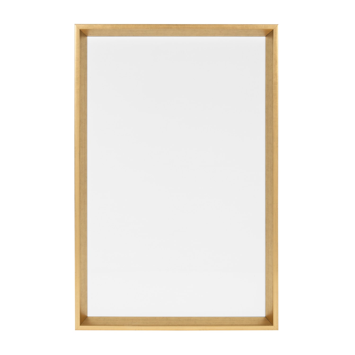 Kate and Laurel Calter Magnetic Dry-Erase Board, Melamine, 16-1/2in x 25-1/2in, White, Gold Plastic Frame - Image 3