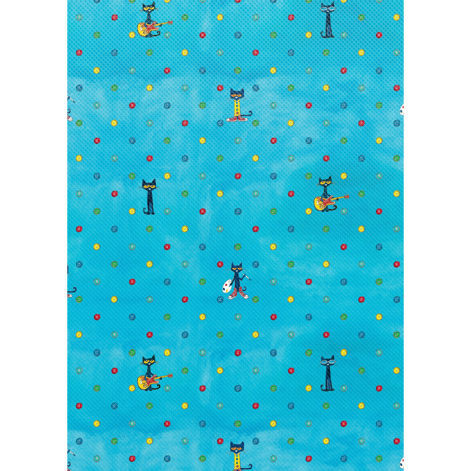 Teacher Created Resources Better Than Paper Bulletin Board Paper Rolls, 4ft x 12ft, Pete the Cat, Pack Of 4 Rolls - Image 4