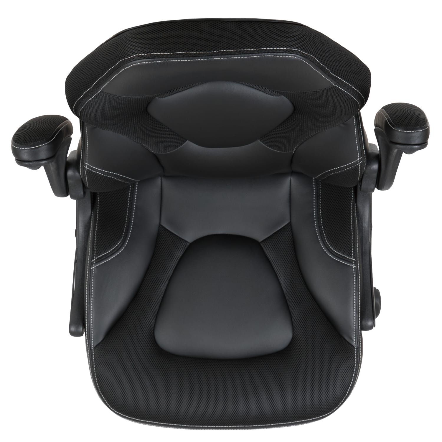 Flash Furniture X10 Ergonomic LeatherSoft Faux Leather High Back Racing Gaming Chair With Flip Up Arms Black PopularChairscom