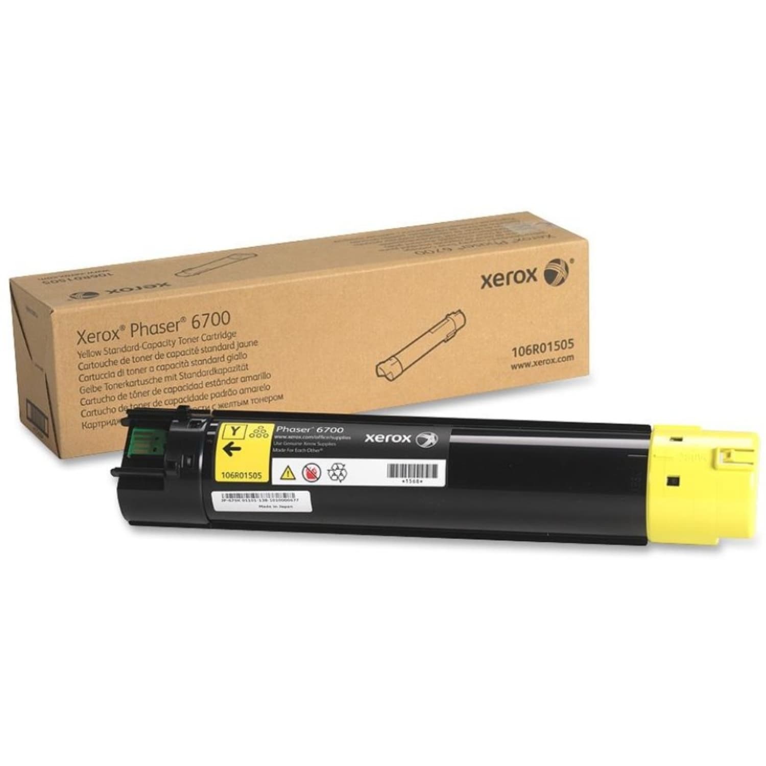Xerox 6700 Yellow Toner Cartridge, 106R01505 - Image 4